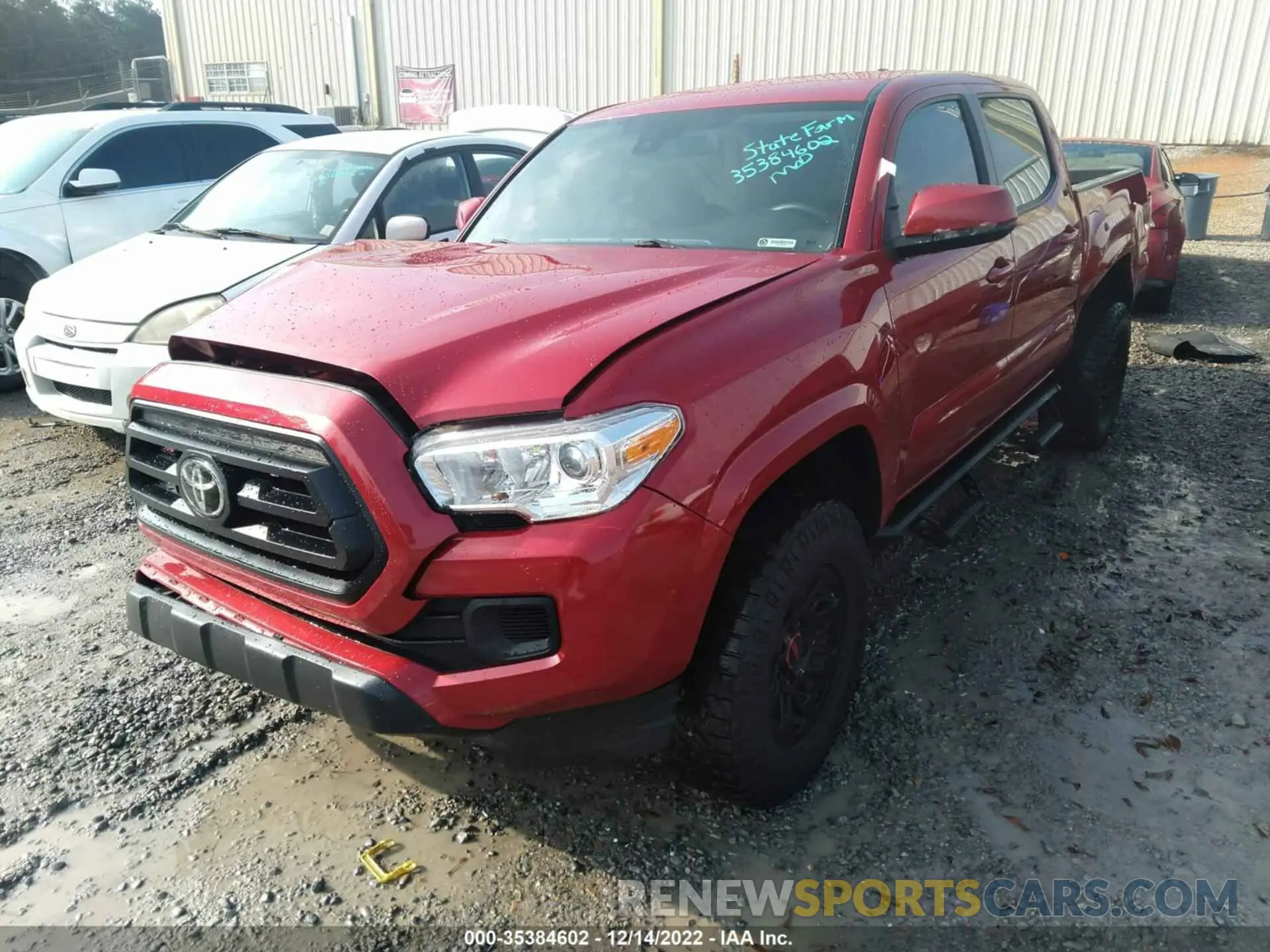 2 Фотография поврежденного автомобиля 3TYCZ5AN2LT003112 TOYOTA TACOMA 4WD 2020