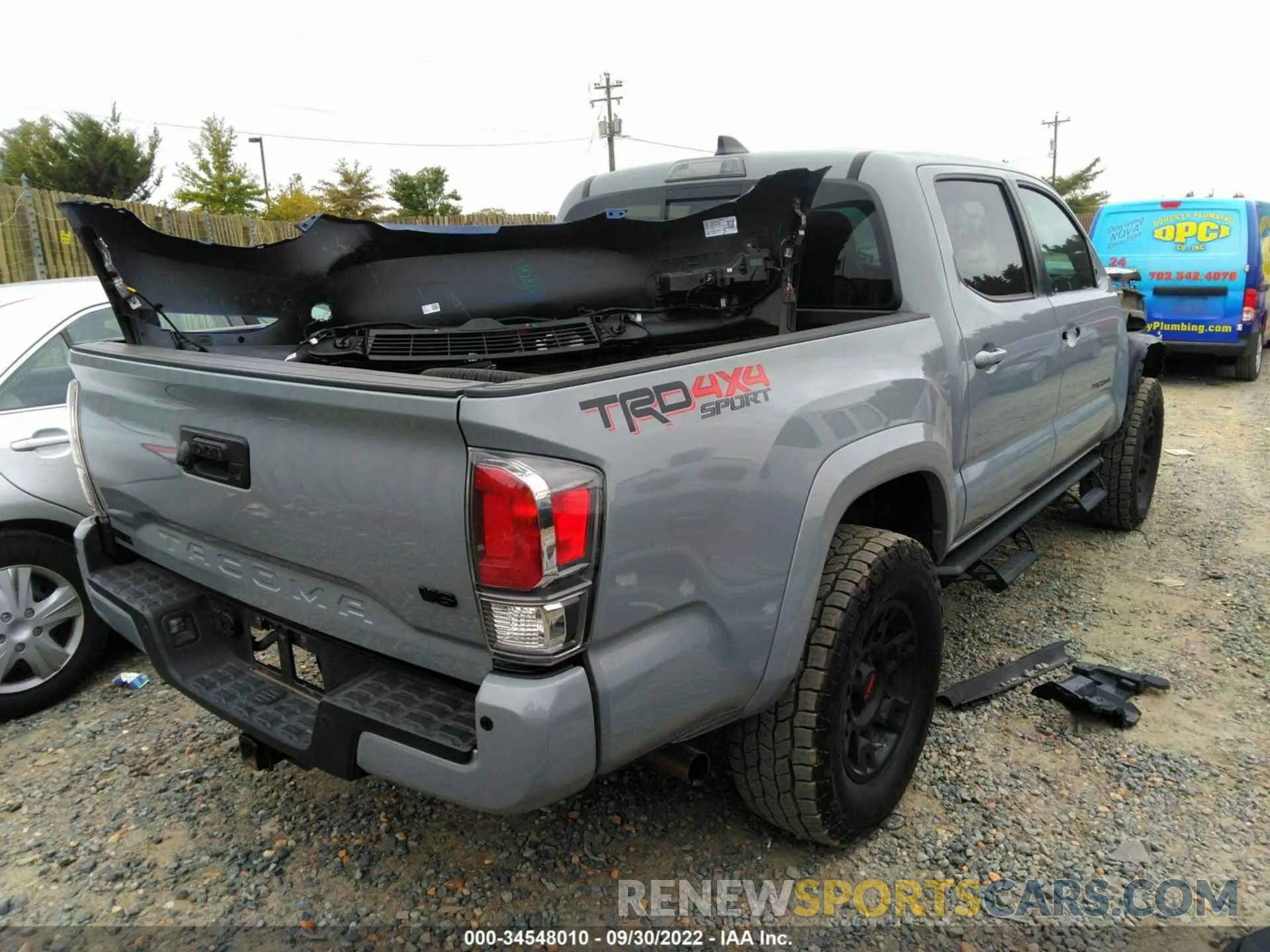 4 Фотография поврежденного автомобиля 5TFCZ5AN1LX218857 TOYOTA TACOMA 4WD 2020