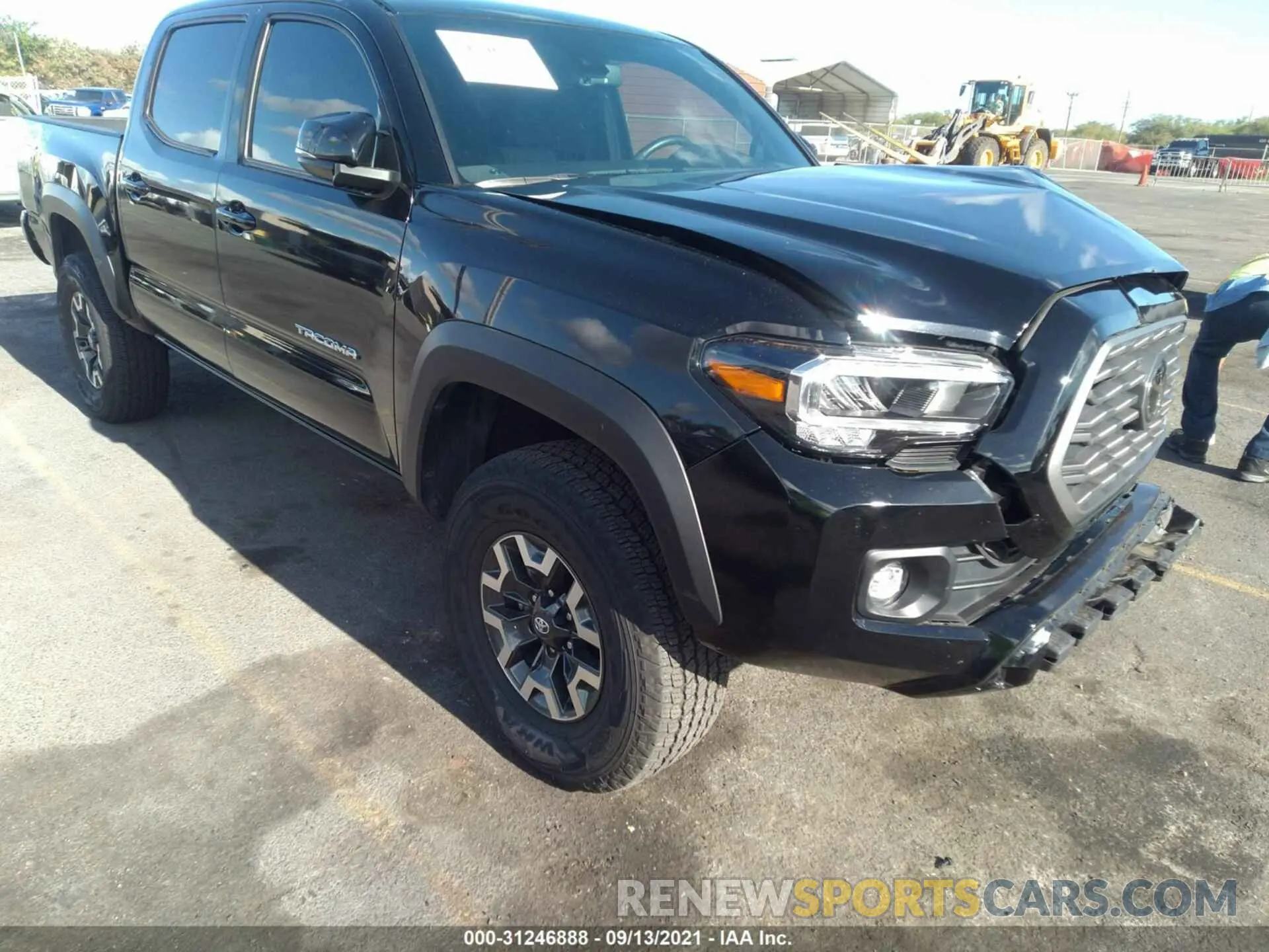 1 Photograph of a damaged car 3TMCZ5AN0MM408706 TOYOTA TACOMA 4WD 2021