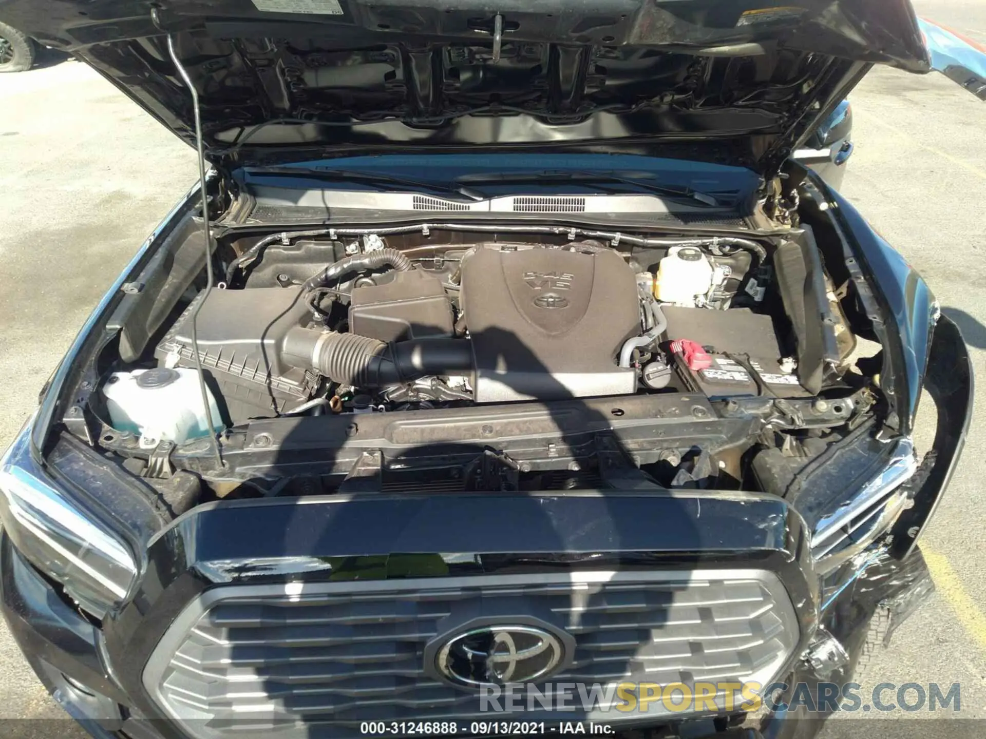 10 Photograph of a damaged car 3TMCZ5AN0MM408706 TOYOTA TACOMA 4WD 2021