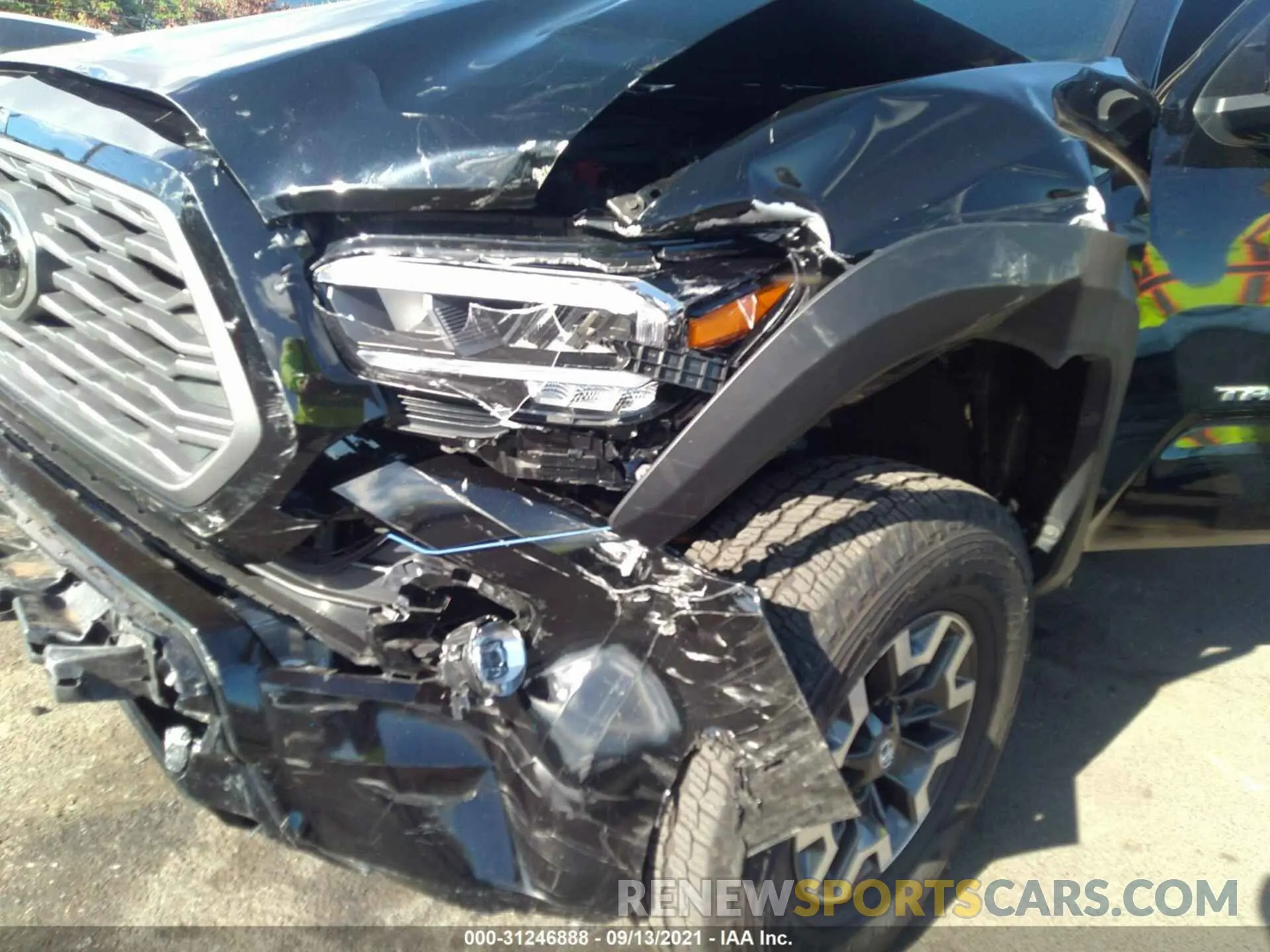 6 Photograph of a damaged car 3TMCZ5AN0MM408706 TOYOTA TACOMA 4WD 2021