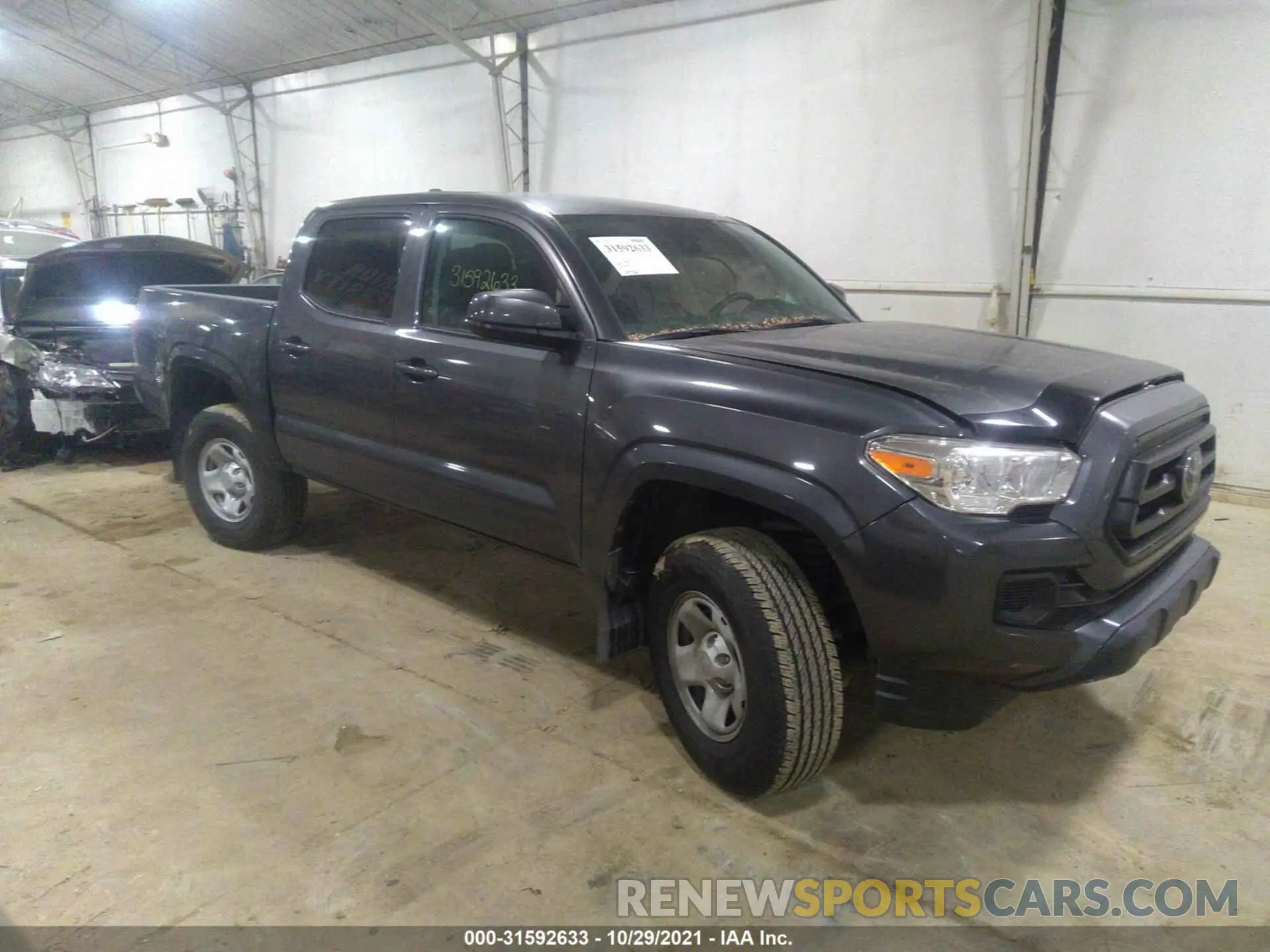 1 Photograph of a damaged car 3TMCZ5AN0MM415977 TOYOTA TACOMA 4WD 2021