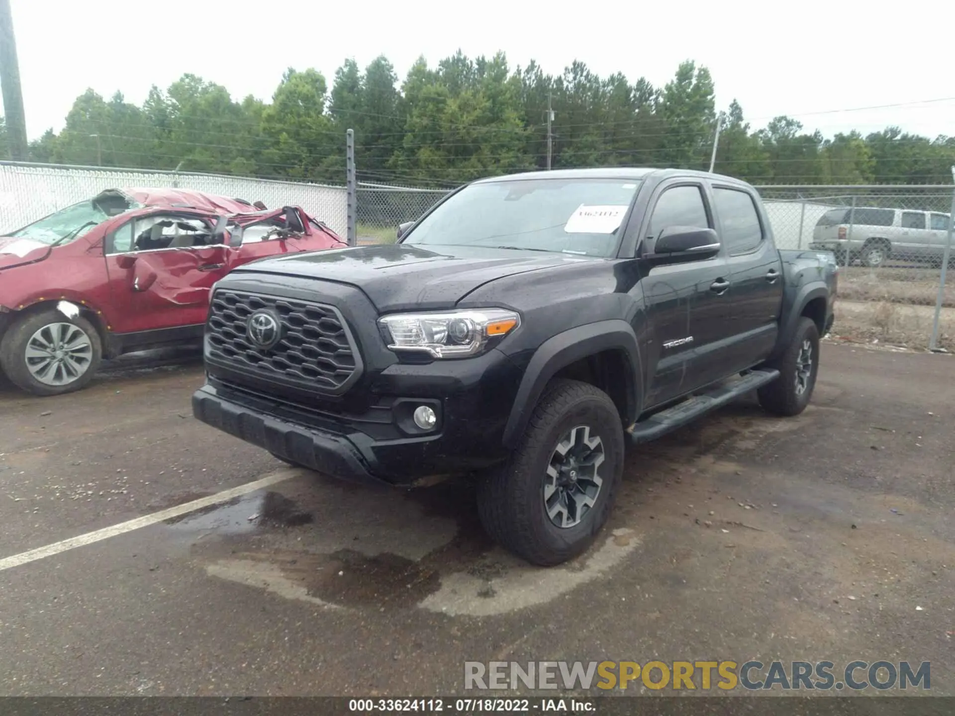 2 Photograph of a damaged car 3TMCZ5AN0MM444220 TOYOTA TACOMA 4WD 2021