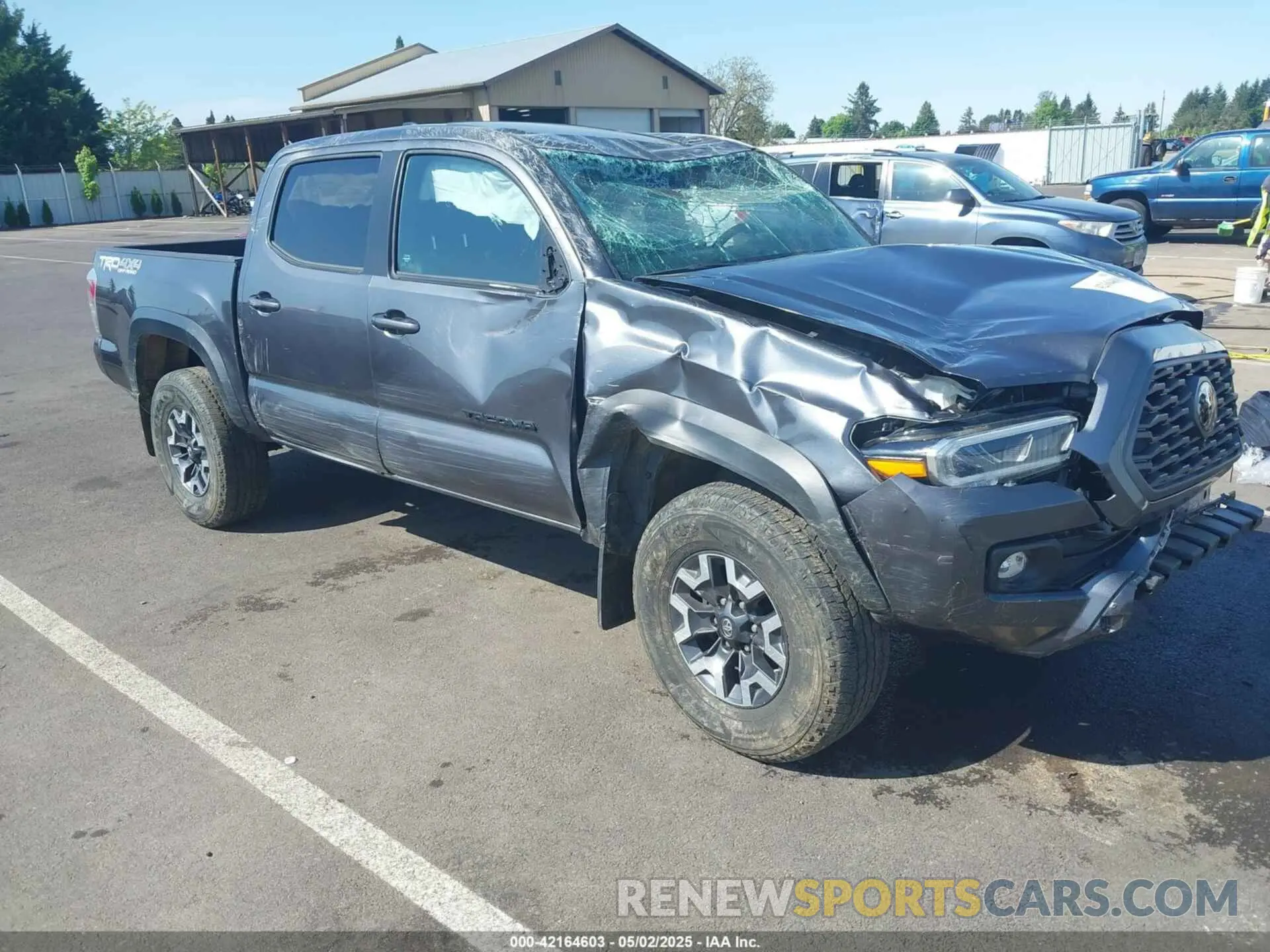 1 Фотография поврежденного автомобиля 3TMCZ5AN2MM387079 TOYOTA TACOMA 4WD 2021
