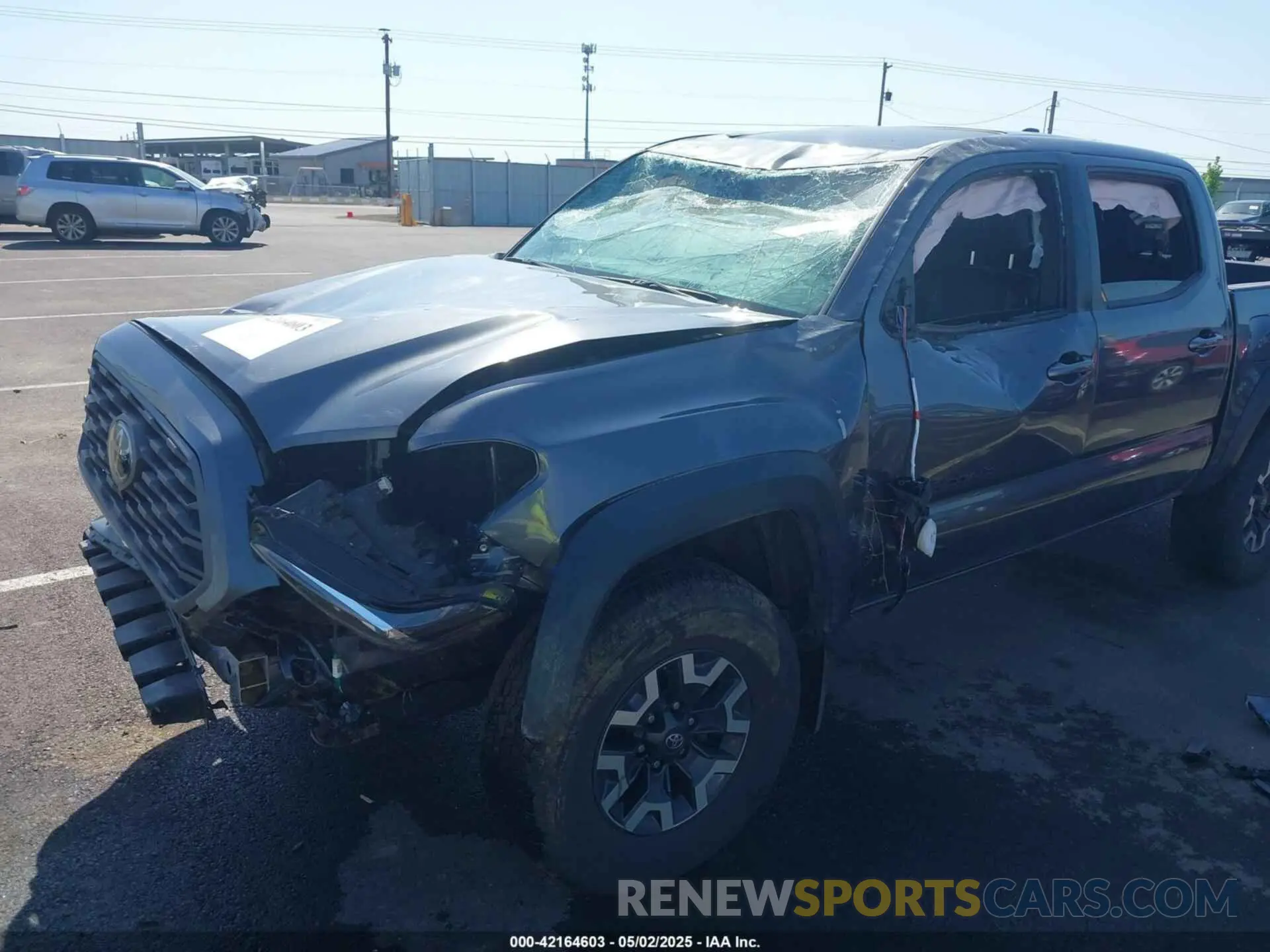 6 Фотография поврежденного автомобиля 3TMCZ5AN2MM387079 TOYOTA TACOMA 4WD 2021