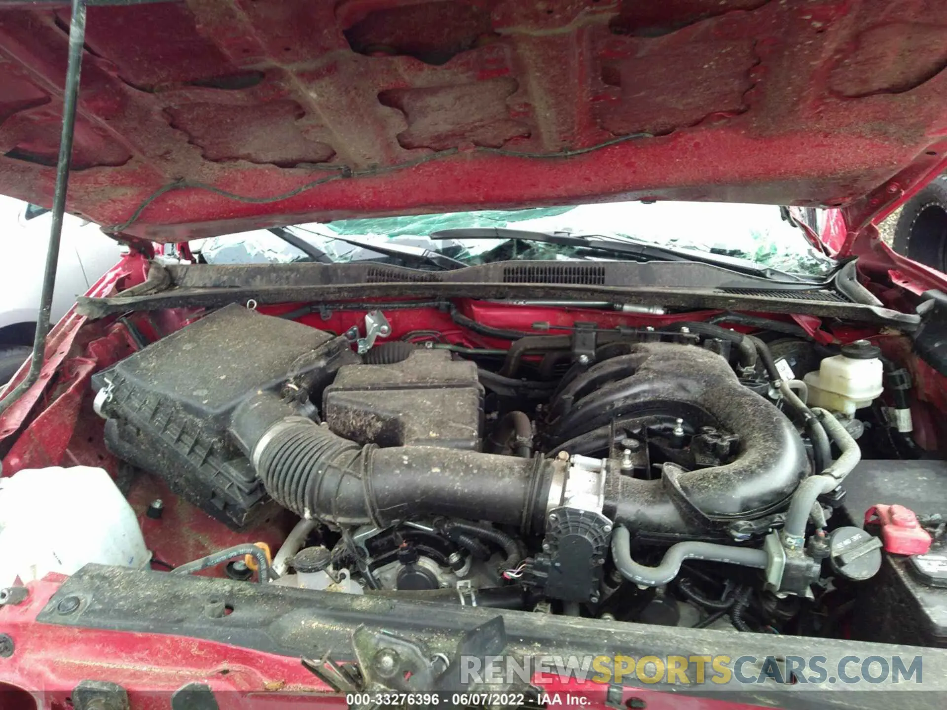 10 Фотография поврежденного автомобиля 3TMCZ5AN4MM407834 TOYOTA TACOMA 4WD 2021