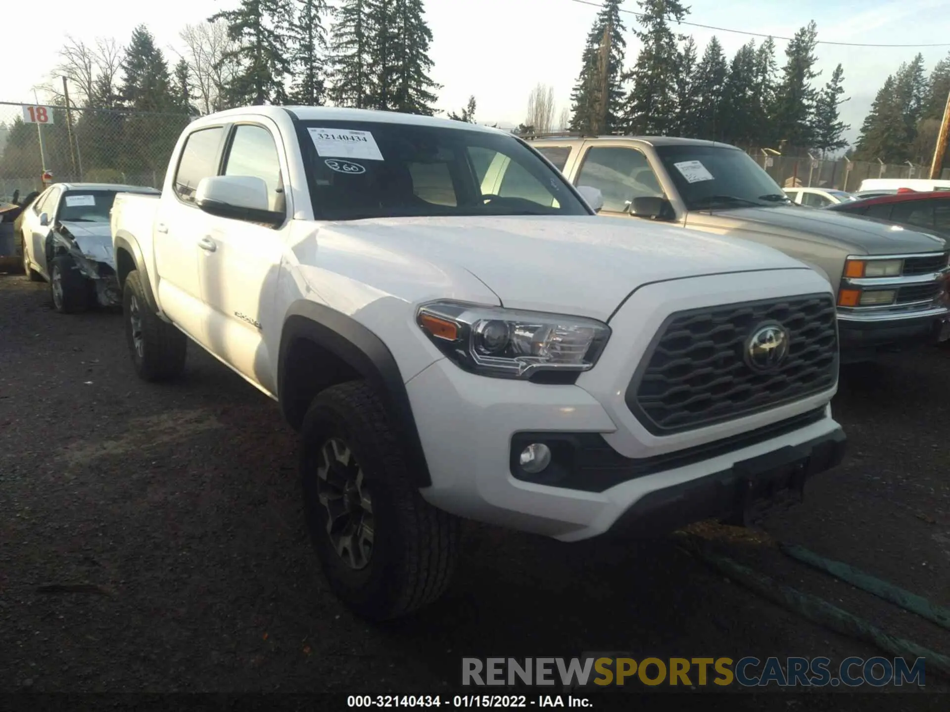 1 Photograph of a damaged car 3TMCZ5AN4MM418204 TOYOTA TACOMA 4WD 2021