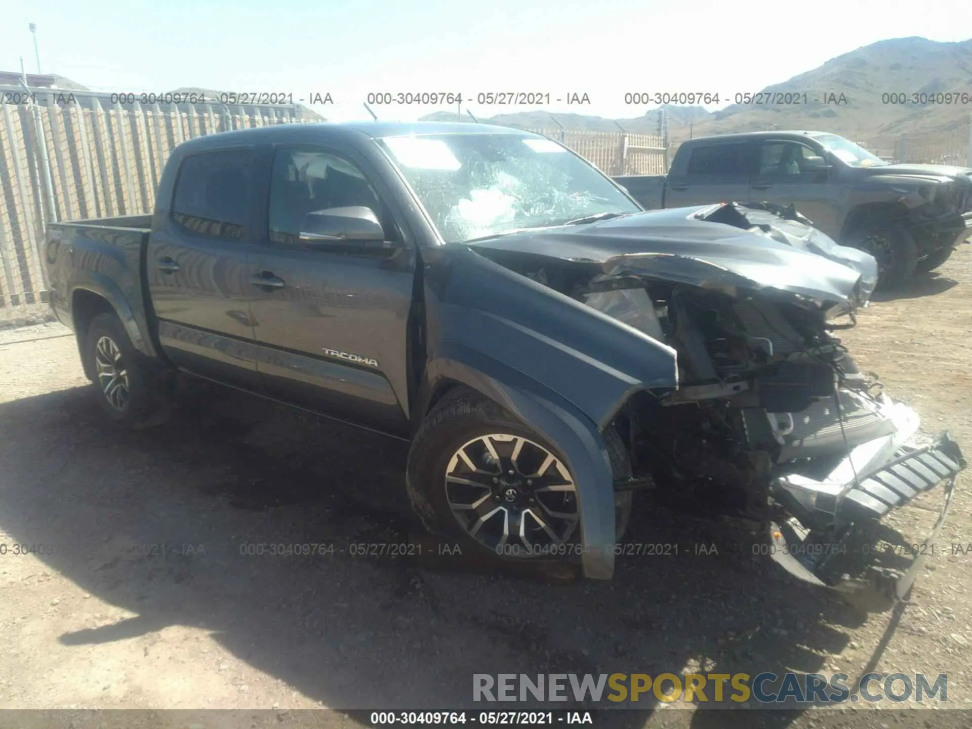 1 Photograph of a damaged car 3TMCZ5AN6MM399669 TOYOTA TACOMA 4WD 2021