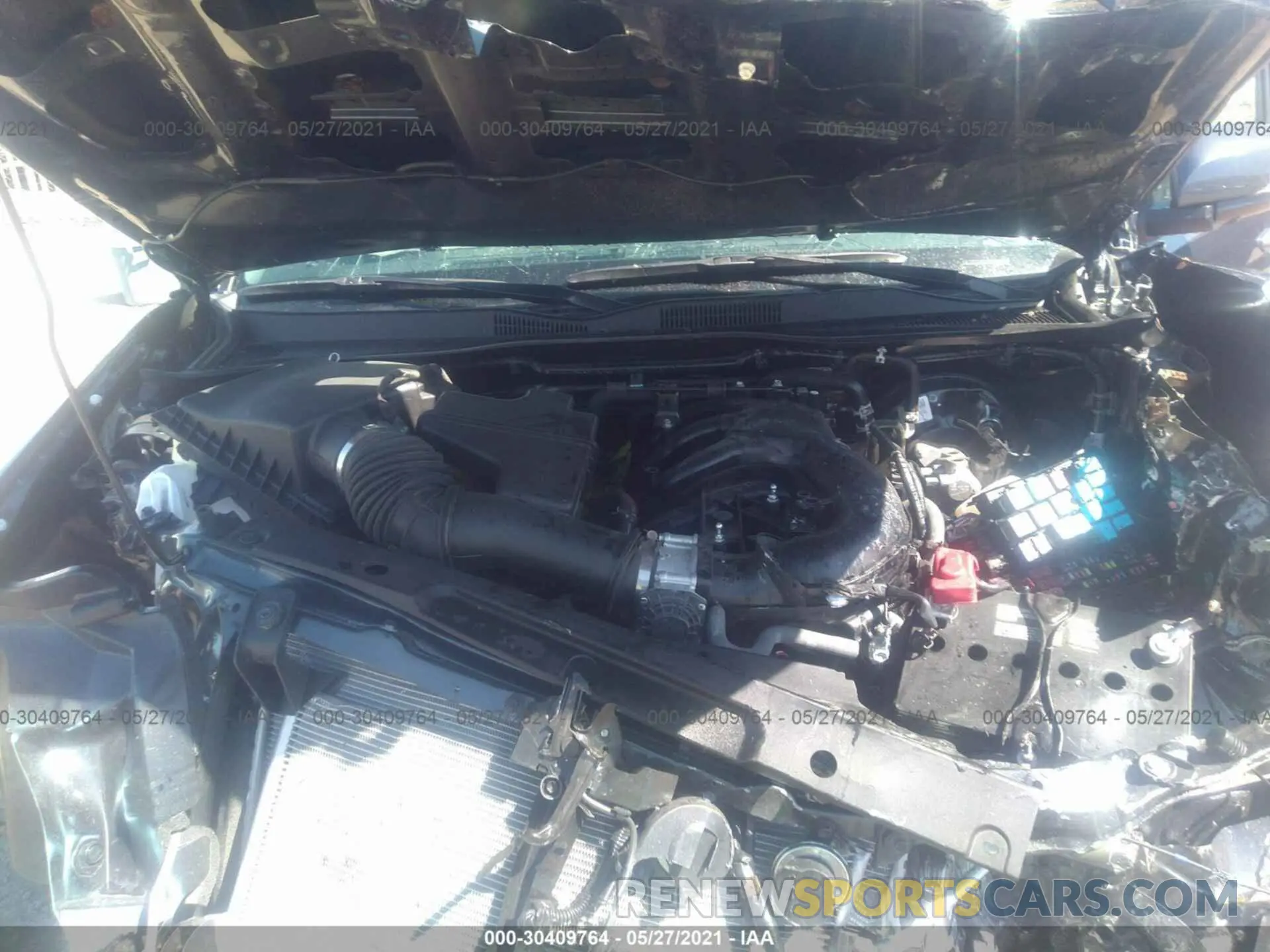 10 Photograph of a damaged car 3TMCZ5AN6MM399669 TOYOTA TACOMA 4WD 2021