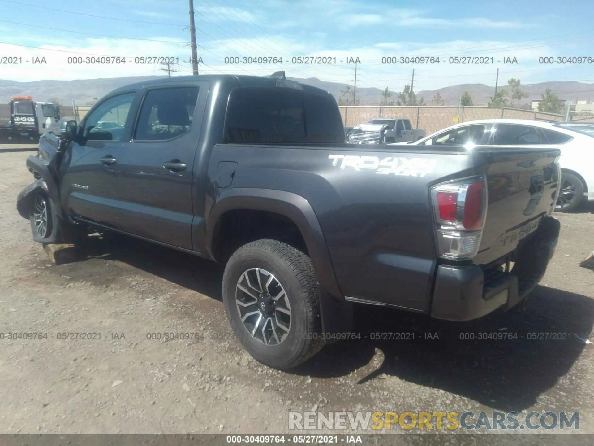3 Photograph of a damaged car 3TMCZ5AN6MM399669 TOYOTA TACOMA 4WD 2021