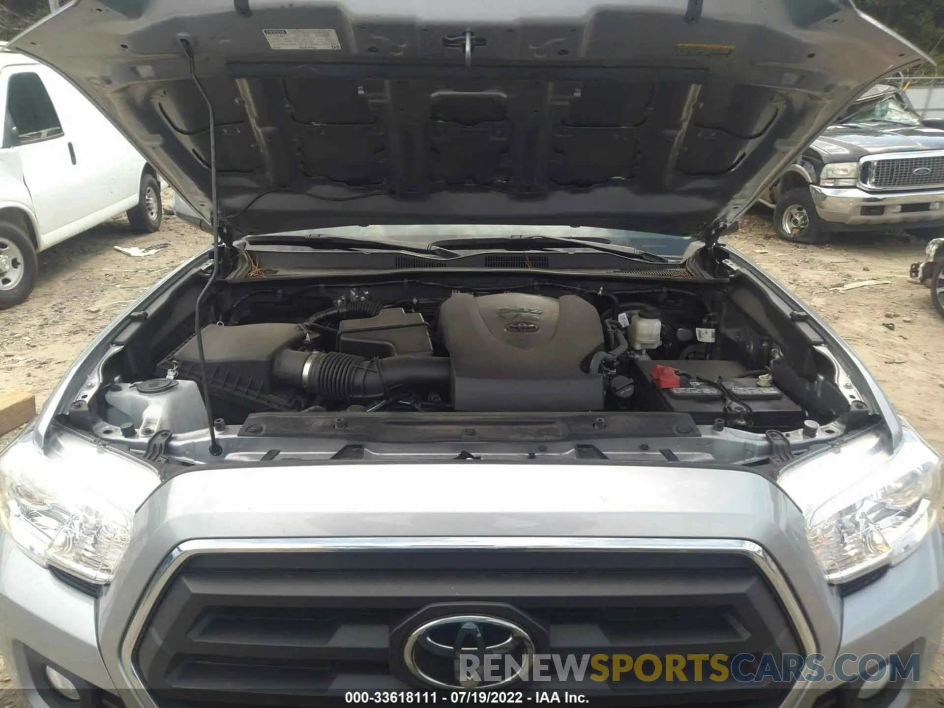 10 Photograph of a damaged car 3TMCZ5AN8MM392299 TOYOTA TACOMA 4WD 2021