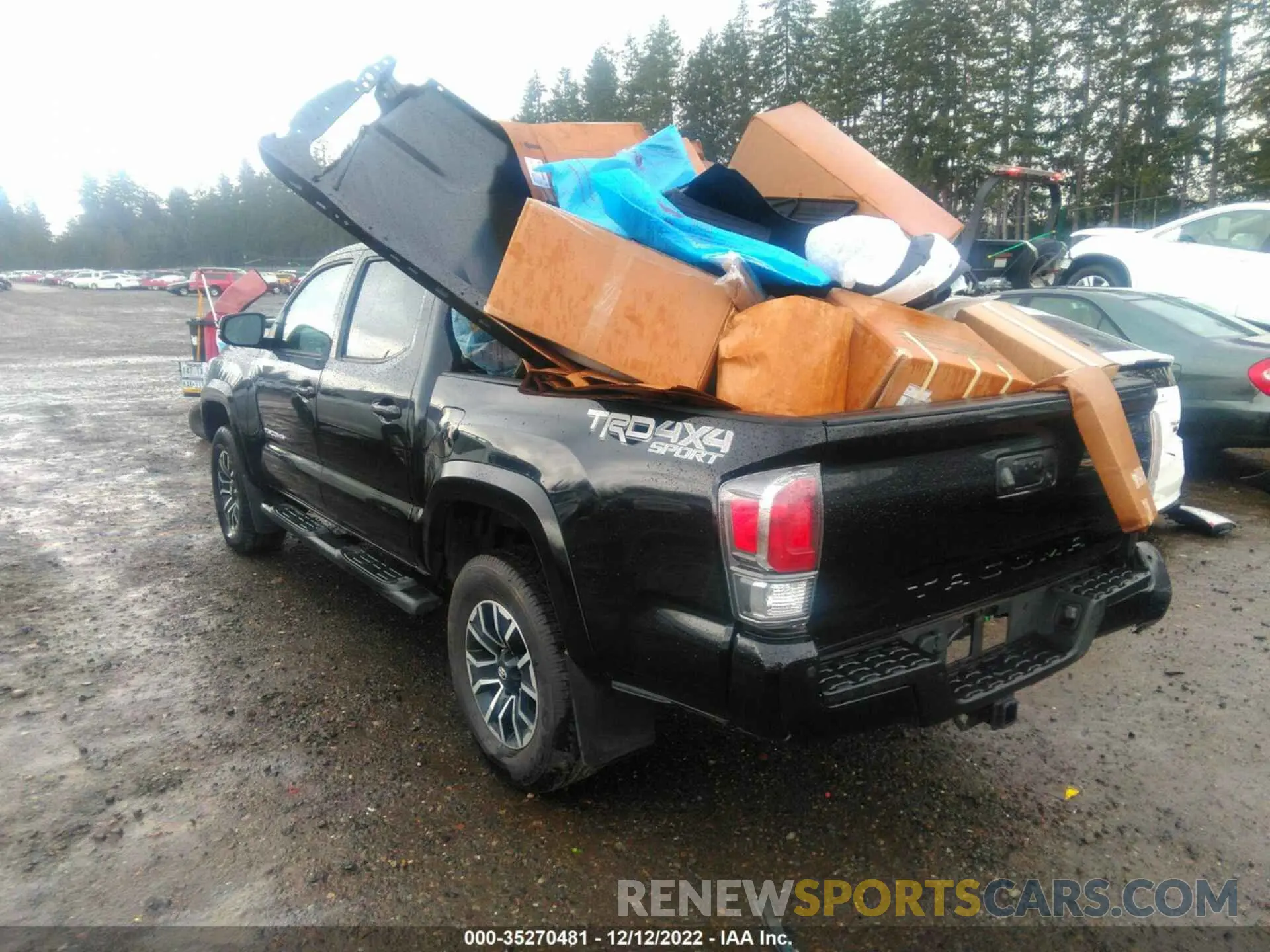 3 Photograph of a damaged car 3TMCZ5AN8MM407089 TOYOTA TACOMA 4WD 2021