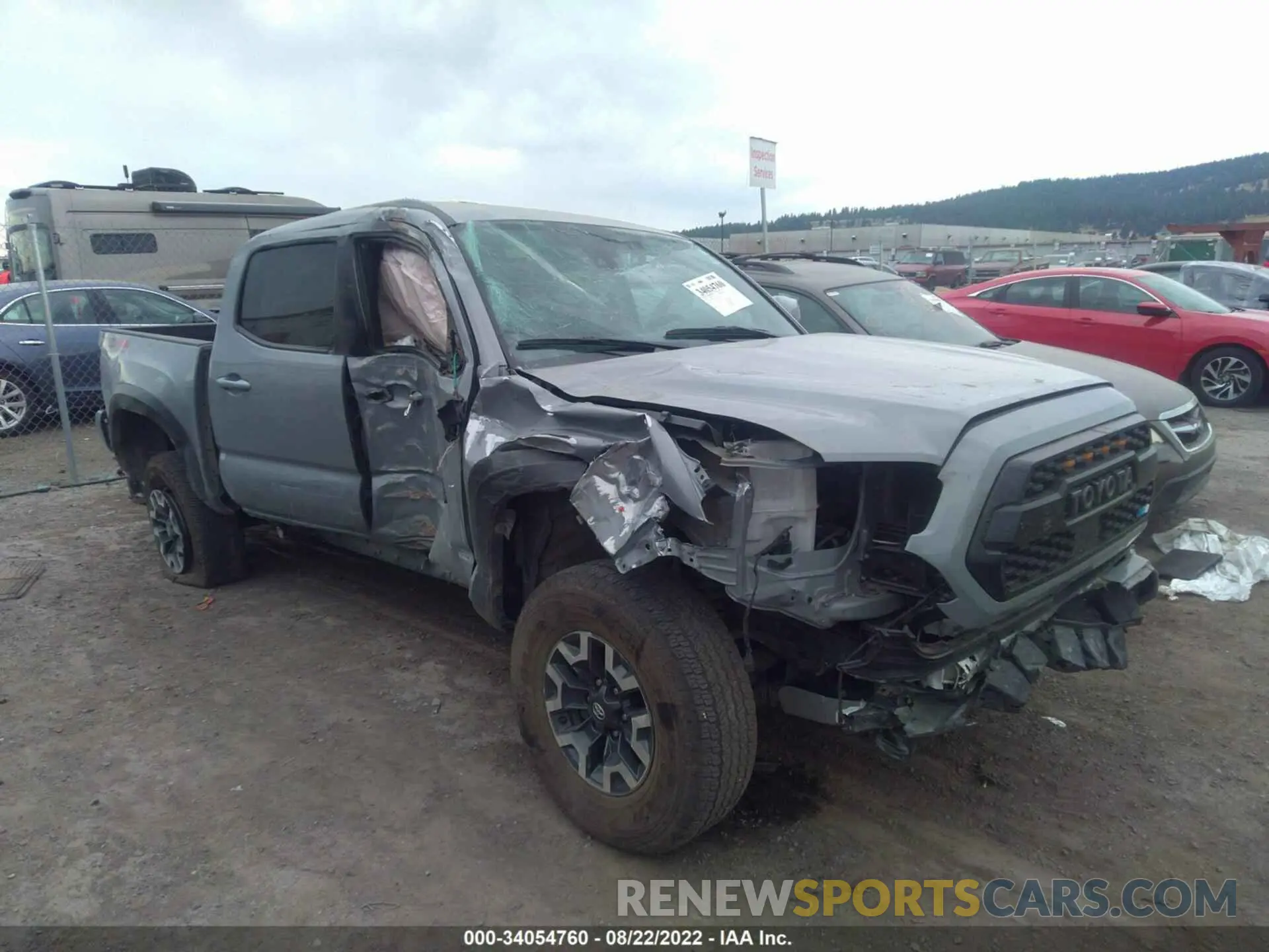 1 Фотография поврежденного автомобиля 3TMCZ5AN9MM415203 TOYOTA TACOMA 4WD 2021
