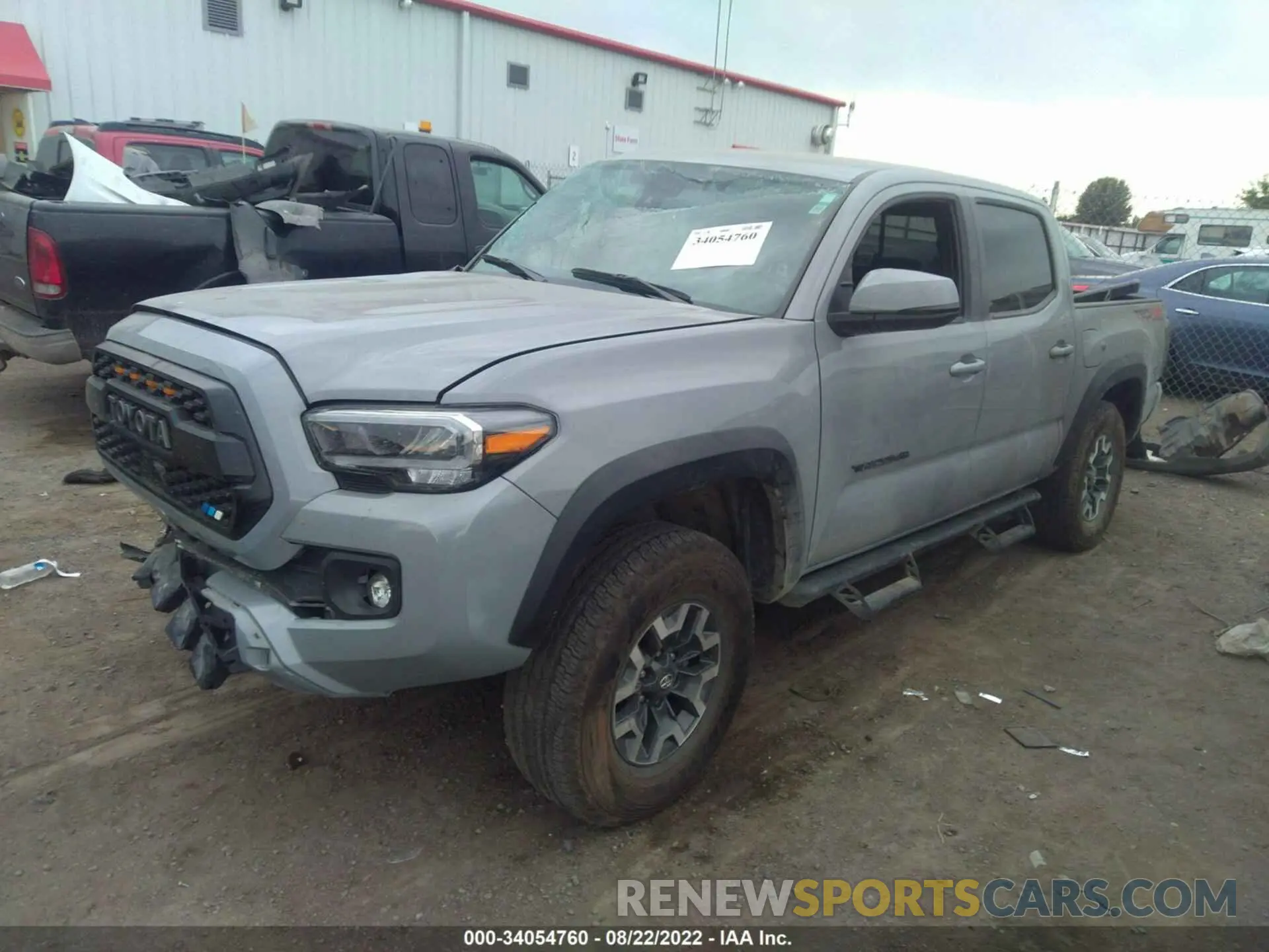 2 Фотография поврежденного автомобиля 3TMCZ5AN9MM415203 TOYOTA TACOMA 4WD 2021