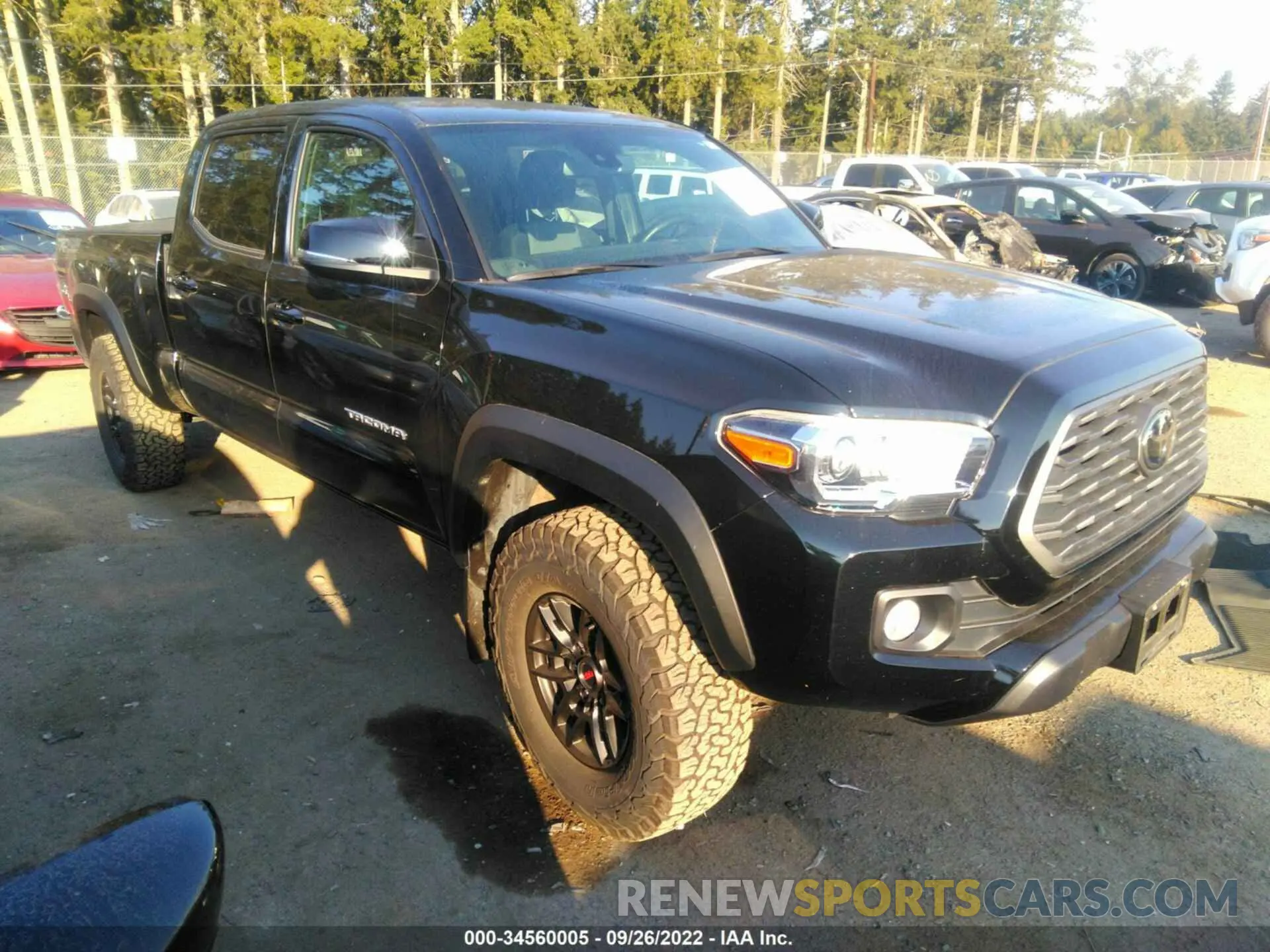 1 Photograph of a damaged car 3TMDZ5BN6MM100684 TOYOTA TACOMA 4WD 2021