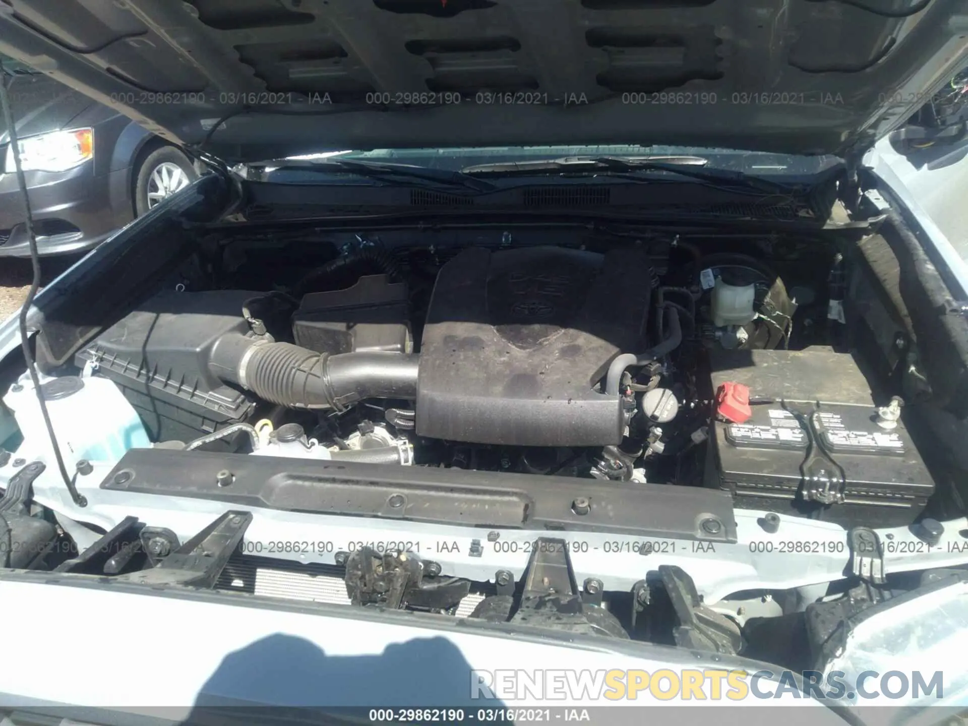 10 Photograph of a damaged car 3TMDZ5BNXMM104396 TOYOTA TACOMA 4WD 2021