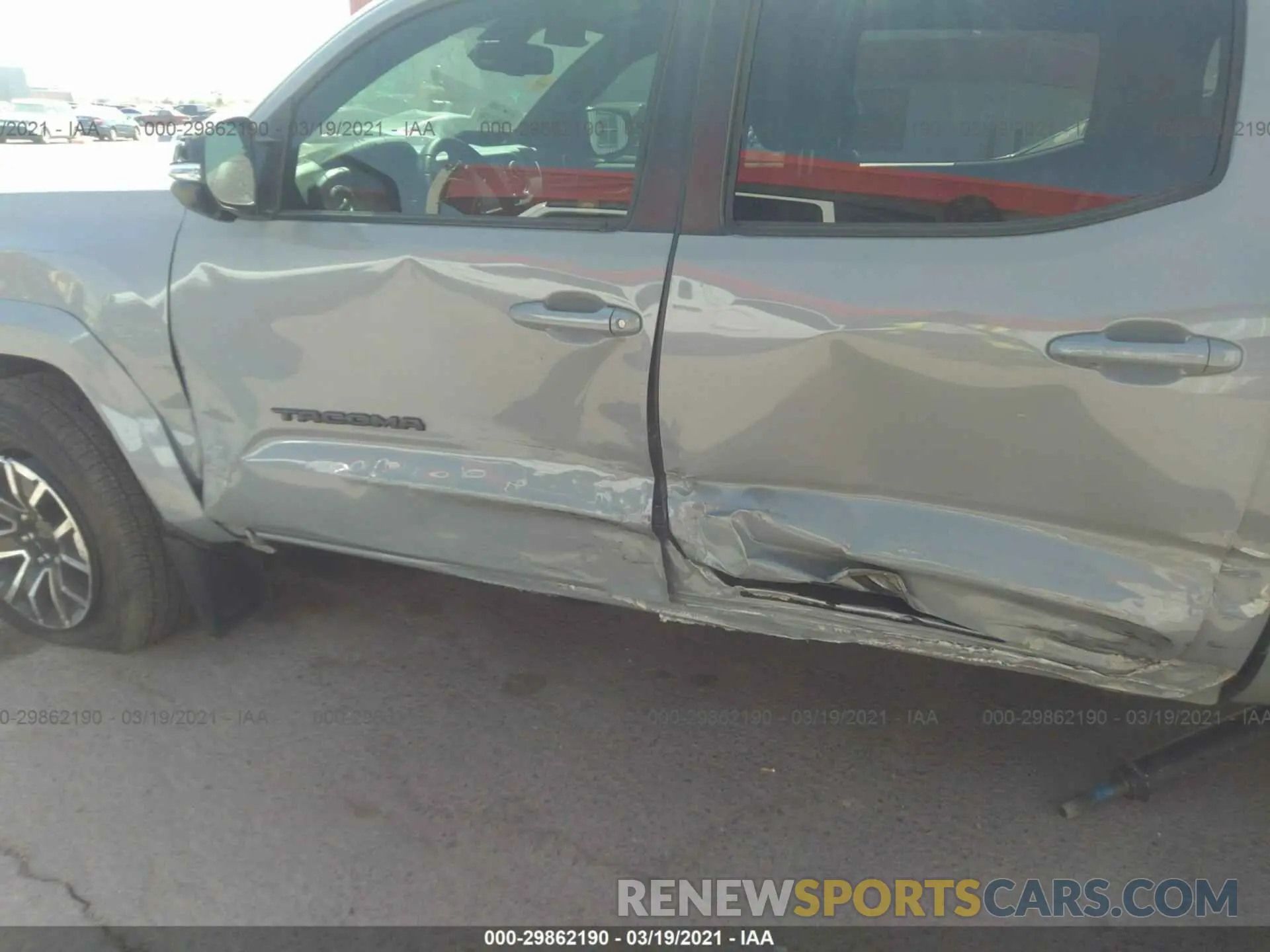 6 Photograph of a damaged car 3TMDZ5BNXMM104396 TOYOTA TACOMA 4WD 2021