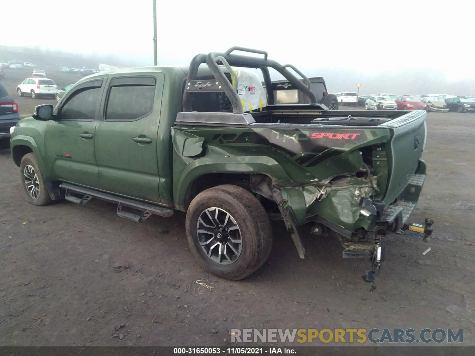 3 Photograph of a damaged car 3TYCZ5AN0MT015695 TOYOTA TACOMA 4WD 2021