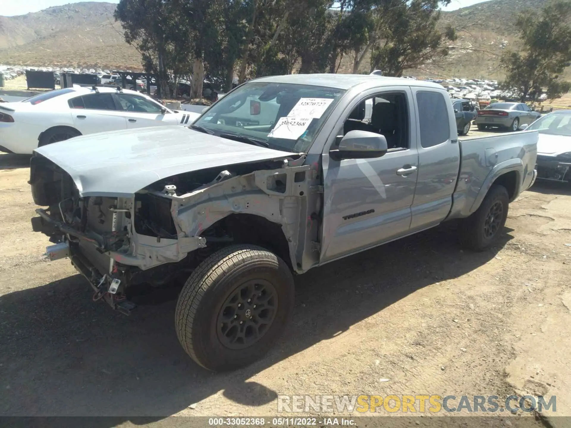 2 Photograph of a damaged car 3TYSZ5AN7MT045885 TOYOTA TACOMA 4WD 2021