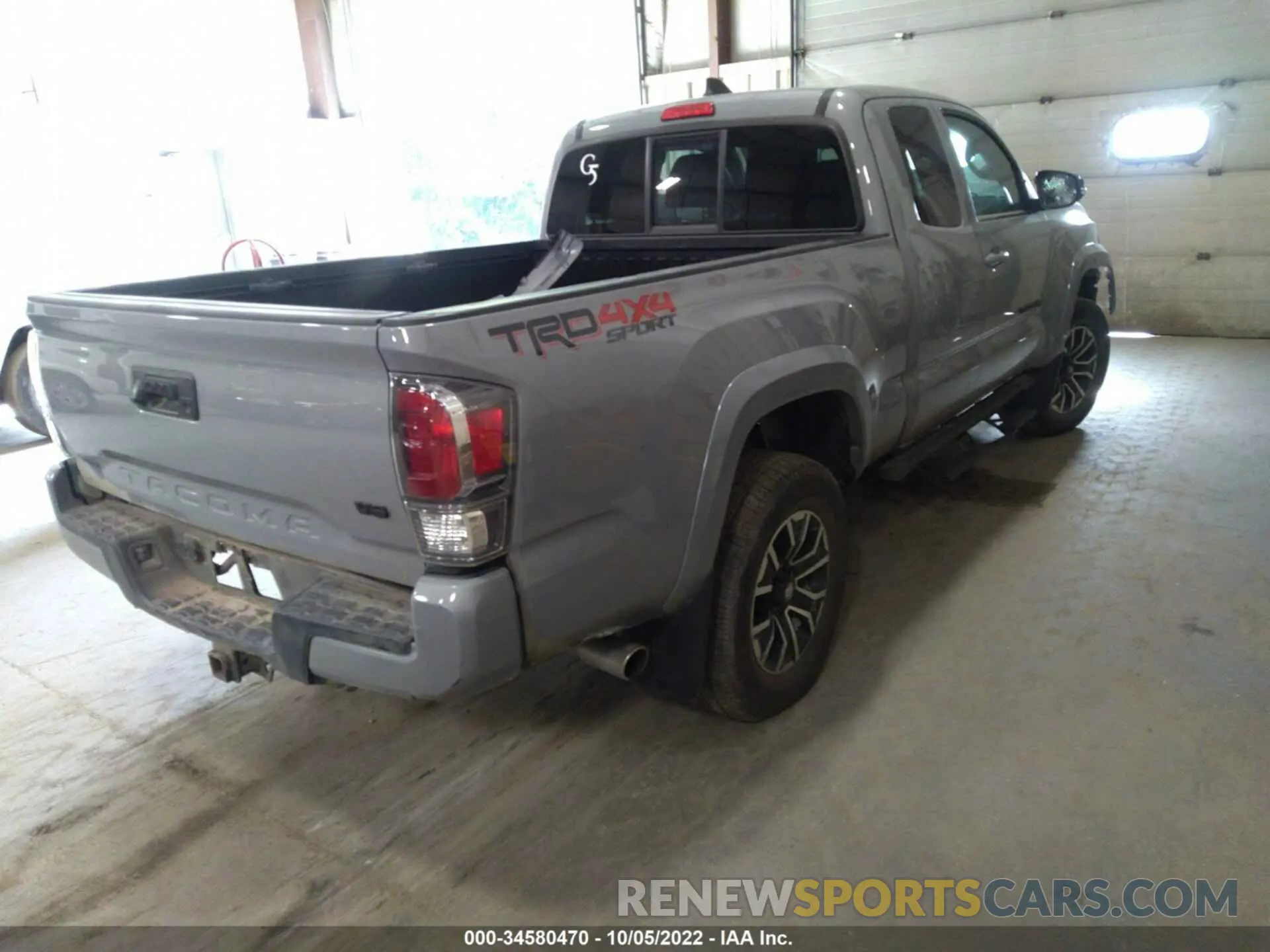 4 Фотография поврежденного автомобиля 3TYSZ5AN9MT025413 TOYOTA TACOMA 4WD 2021