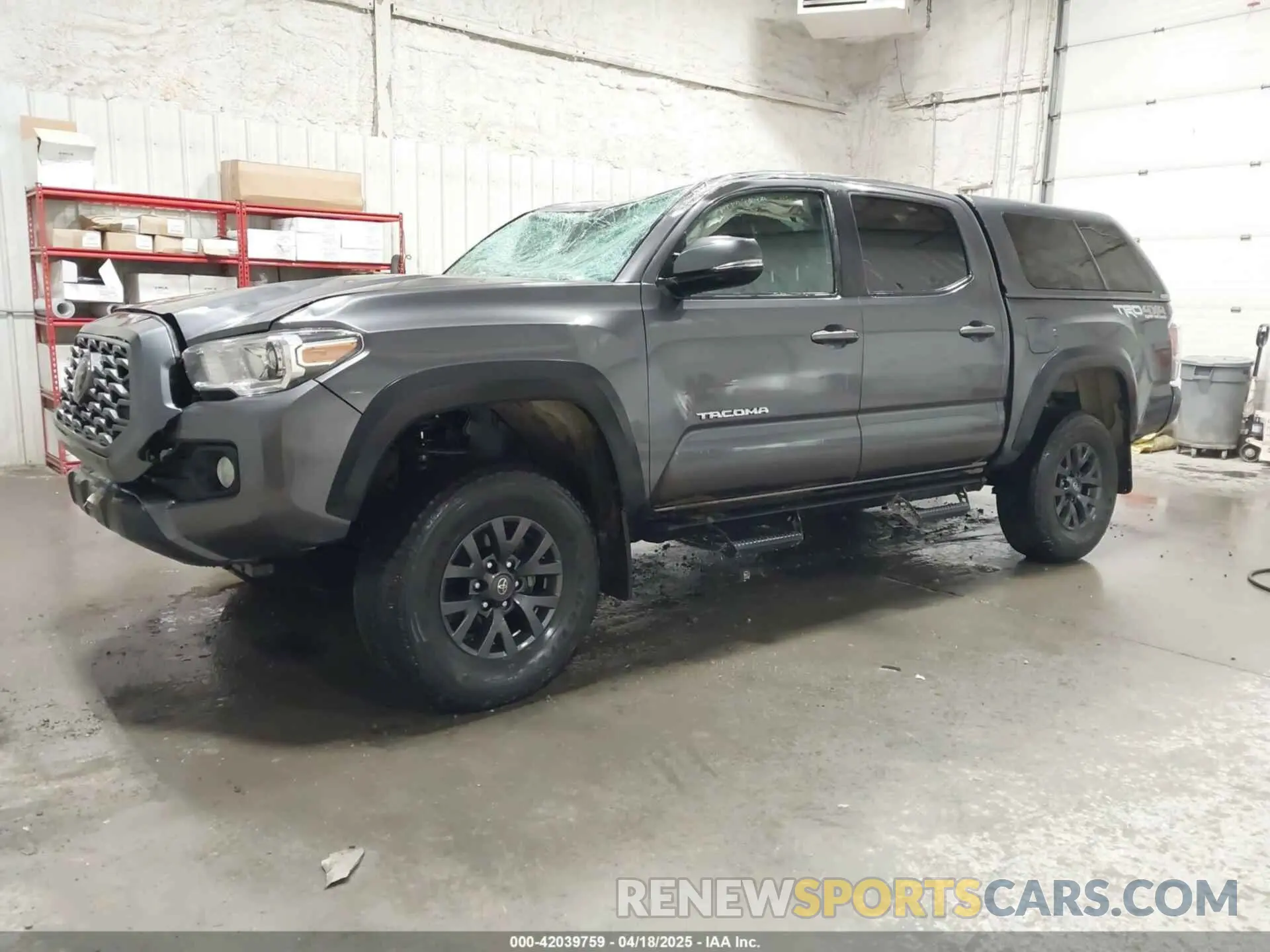 2 Photograph of a damaged car 5TFCZ5AN3MX257483 TOYOTA TACOMA 4WD 2021