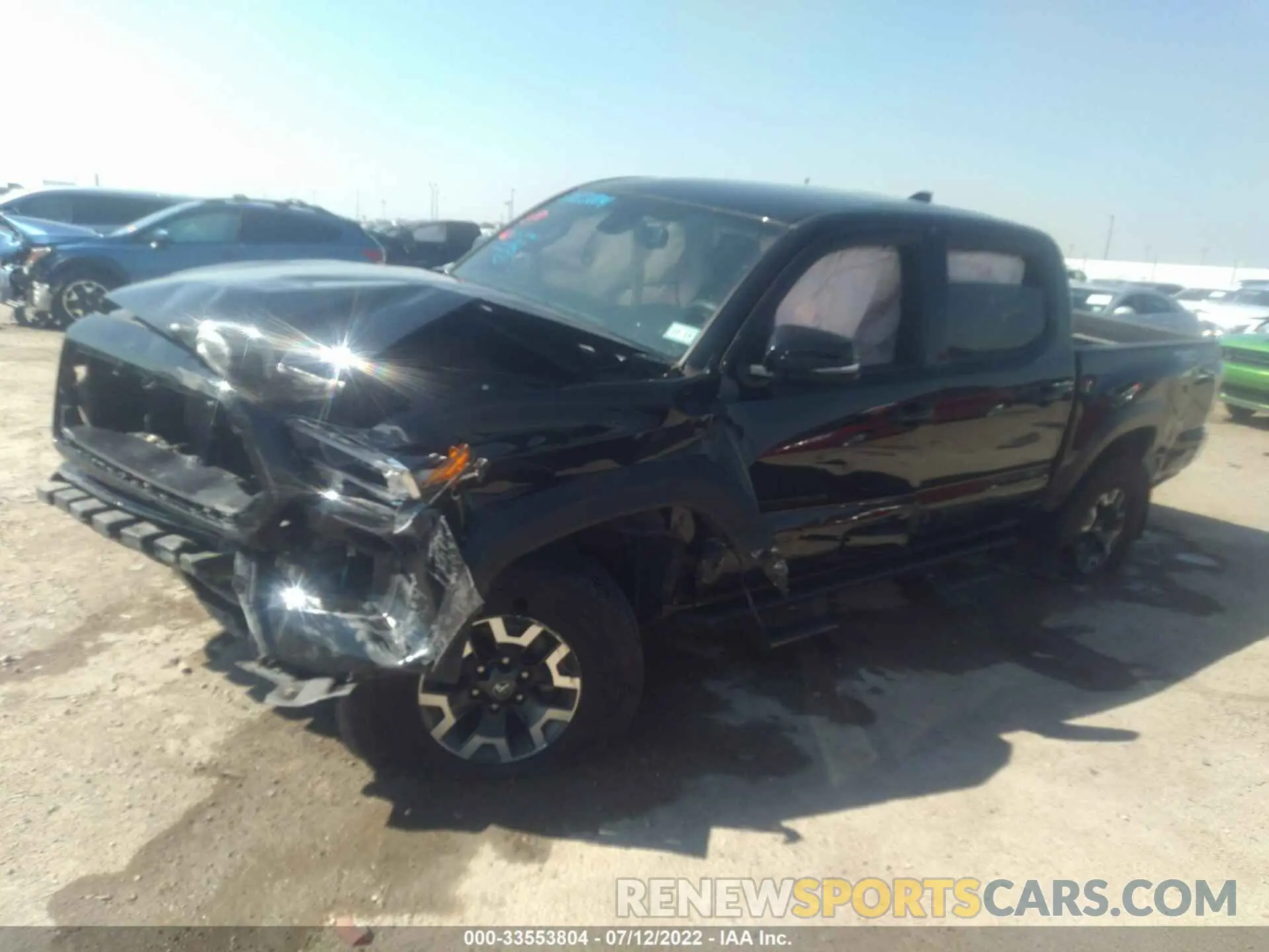 2 Фотография поврежденного автомобиля 5TFCZ5AN6MX269790 TOYOTA TACOMA 4WD 2021