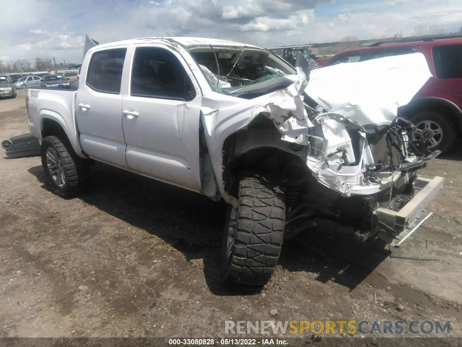 1 Photograph of a damaged car 5TFCZ5AN8MX247614 TOYOTA TACOMA 4WD 2021