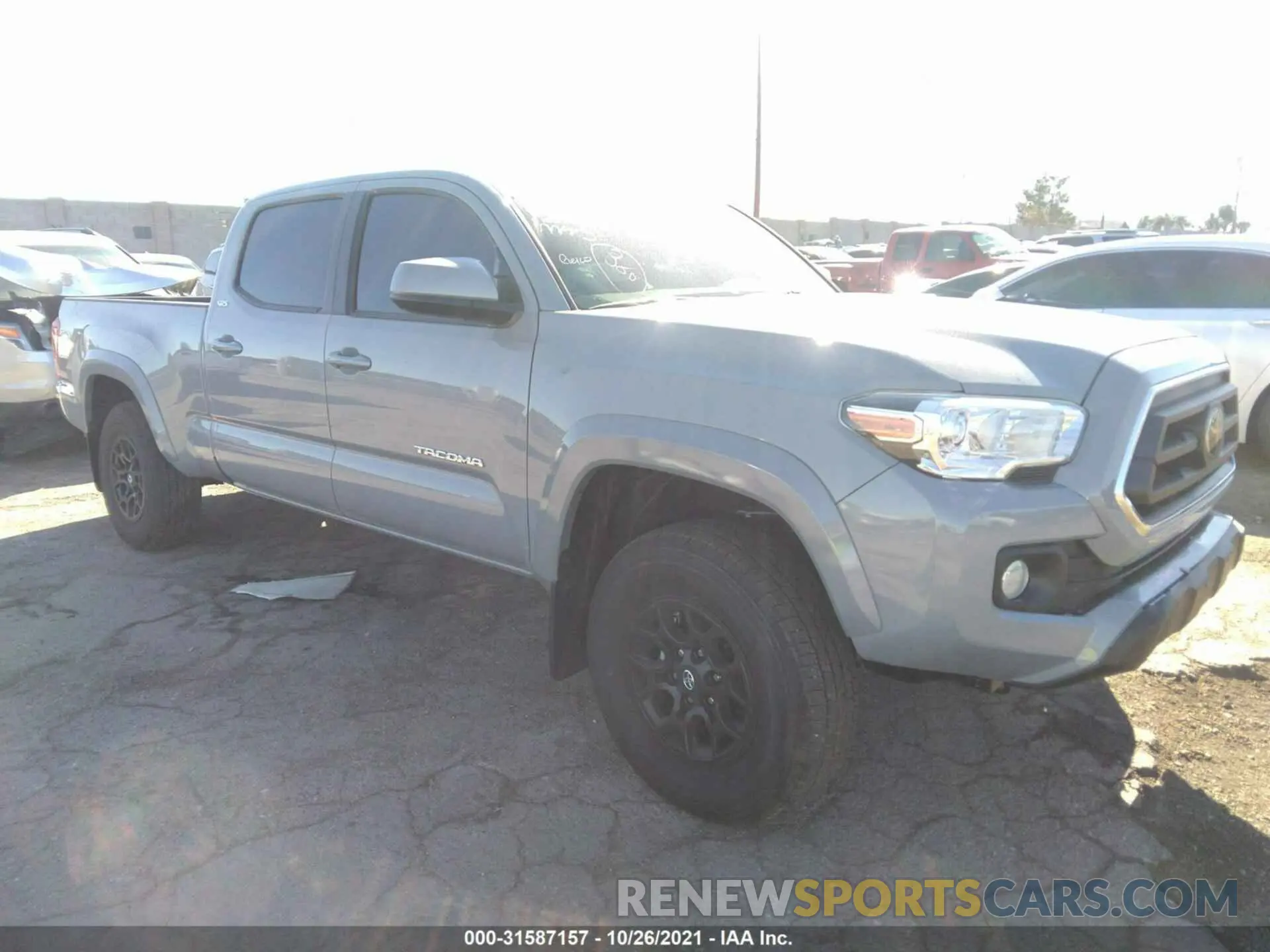 1 Photograph of a damaged car 5TFDZ5BN1MX066681 TOYOTA TACOMA 4WD 2021