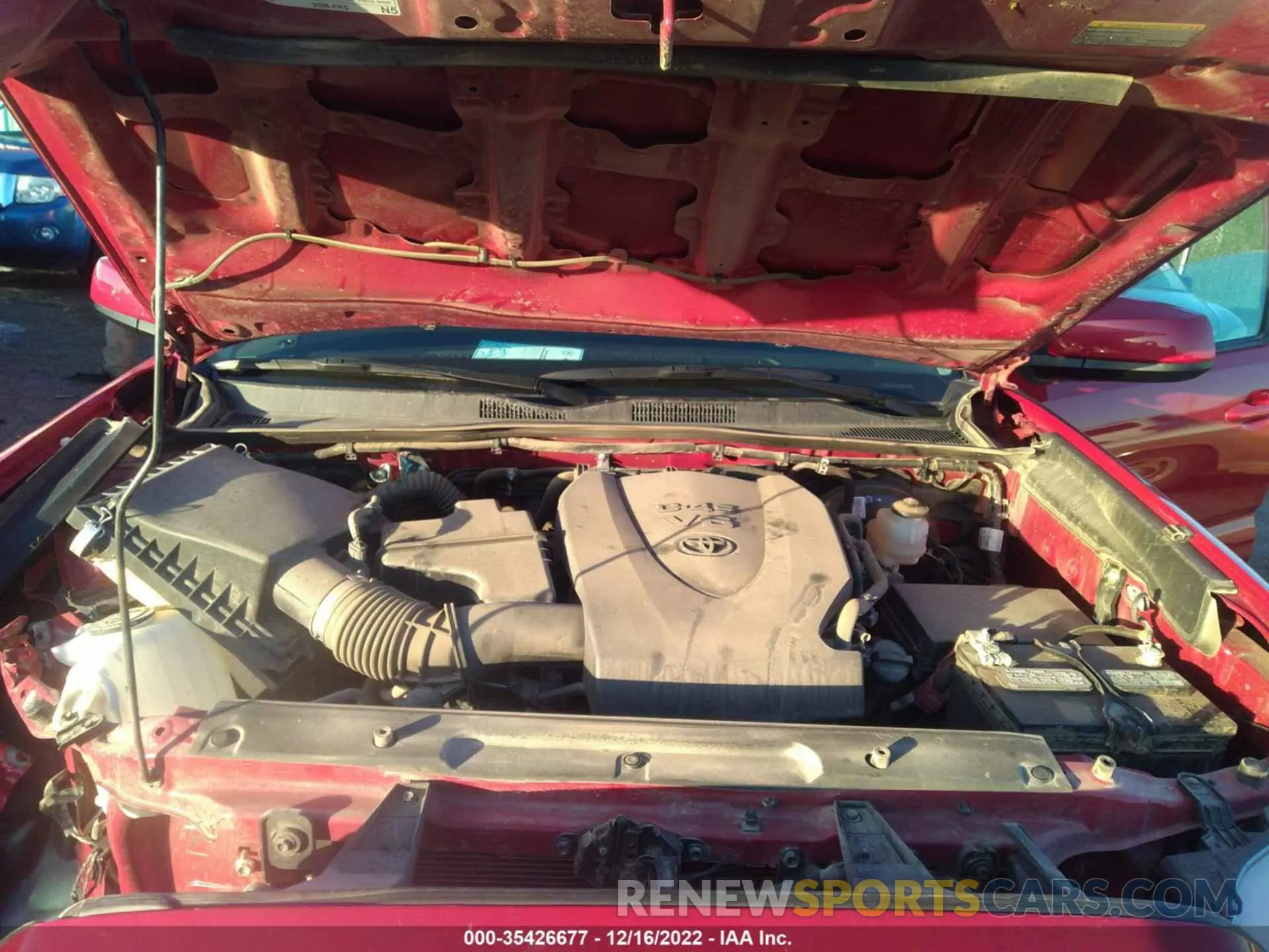 10 Фотография поврежденного автомобиля 3TMCZ5AN4NM486150 TOYOTA TACOMA 4WD 2022