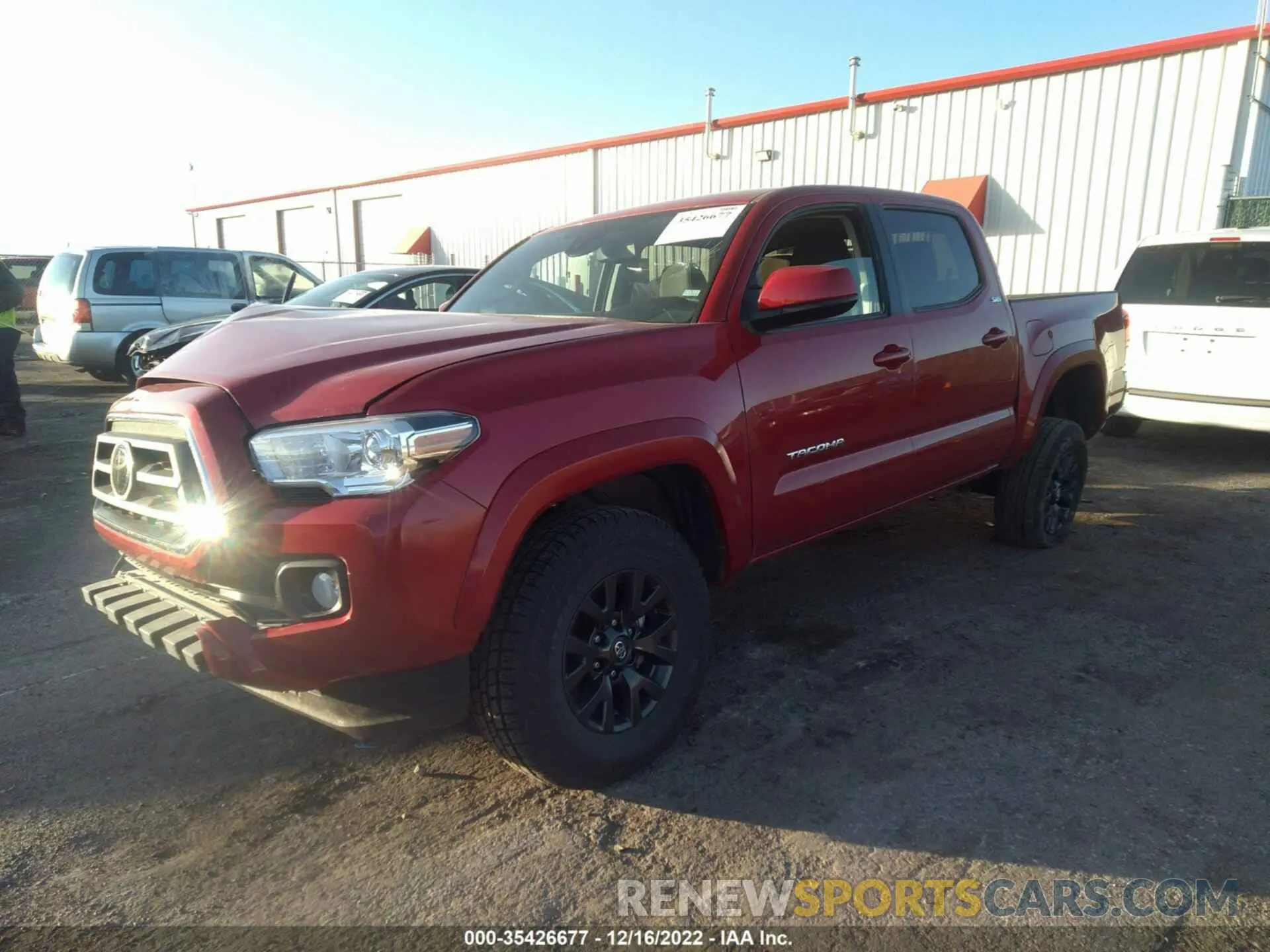 2 Фотография поврежденного автомобиля 3TMCZ5AN4NM486150 TOYOTA TACOMA 4WD 2022