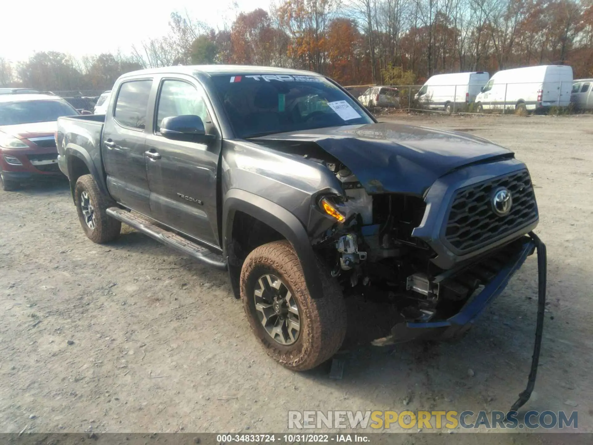 1 Фотография поврежденного автомобиля 3TMCZ5AN5NM455893 TOYOTA TACOMA 4WD 2022