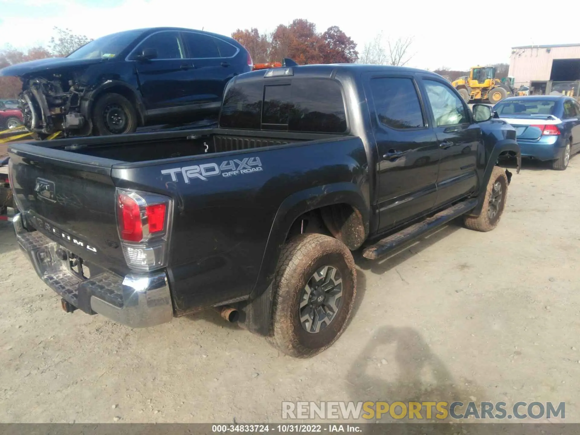 4 Фотография поврежденного автомобиля 3TMCZ5AN5NM455893 TOYOTA TACOMA 4WD 2022