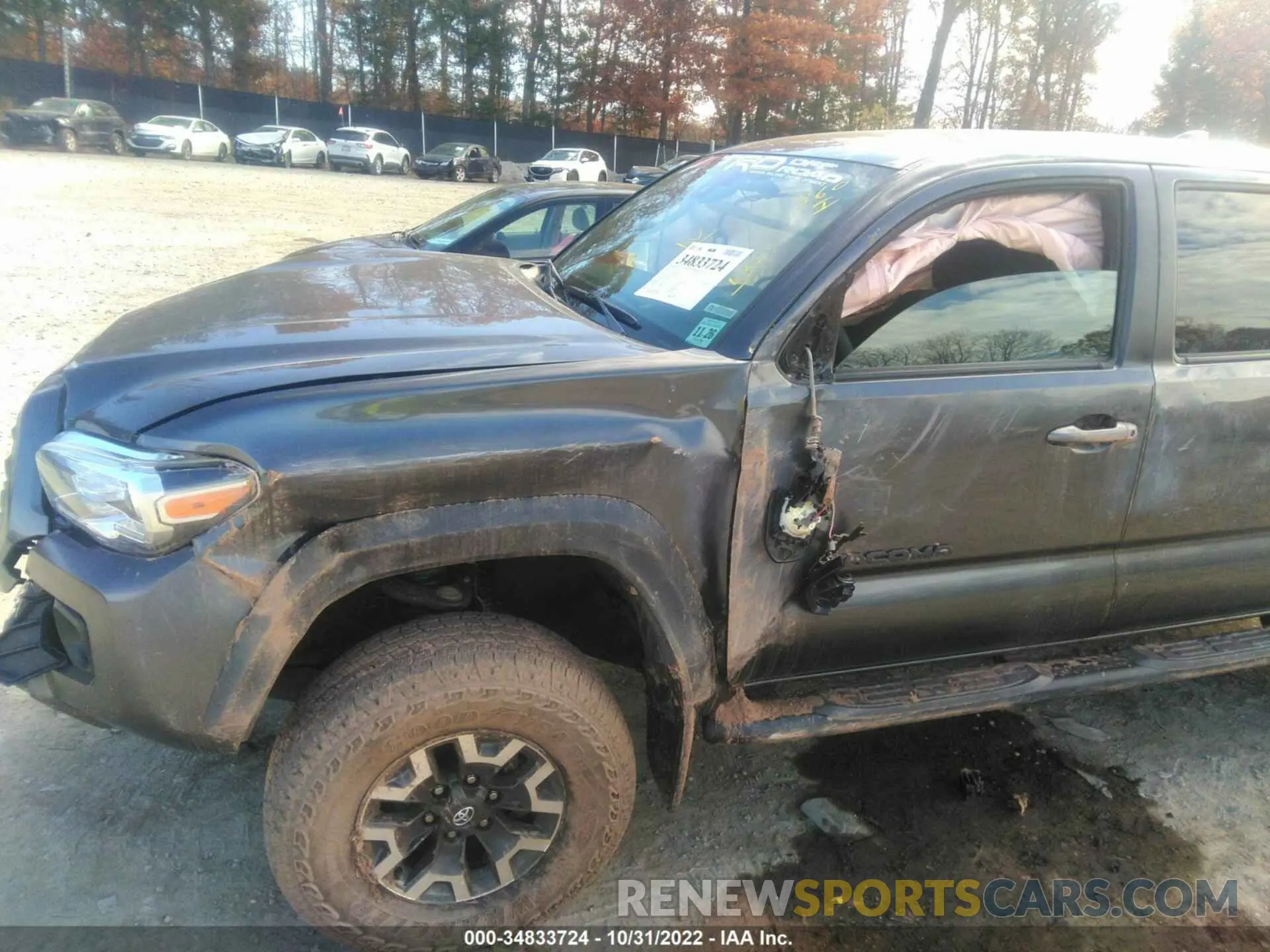 6 Фотография поврежденного автомобиля 3TMCZ5AN5NM455893 TOYOTA TACOMA 4WD 2022