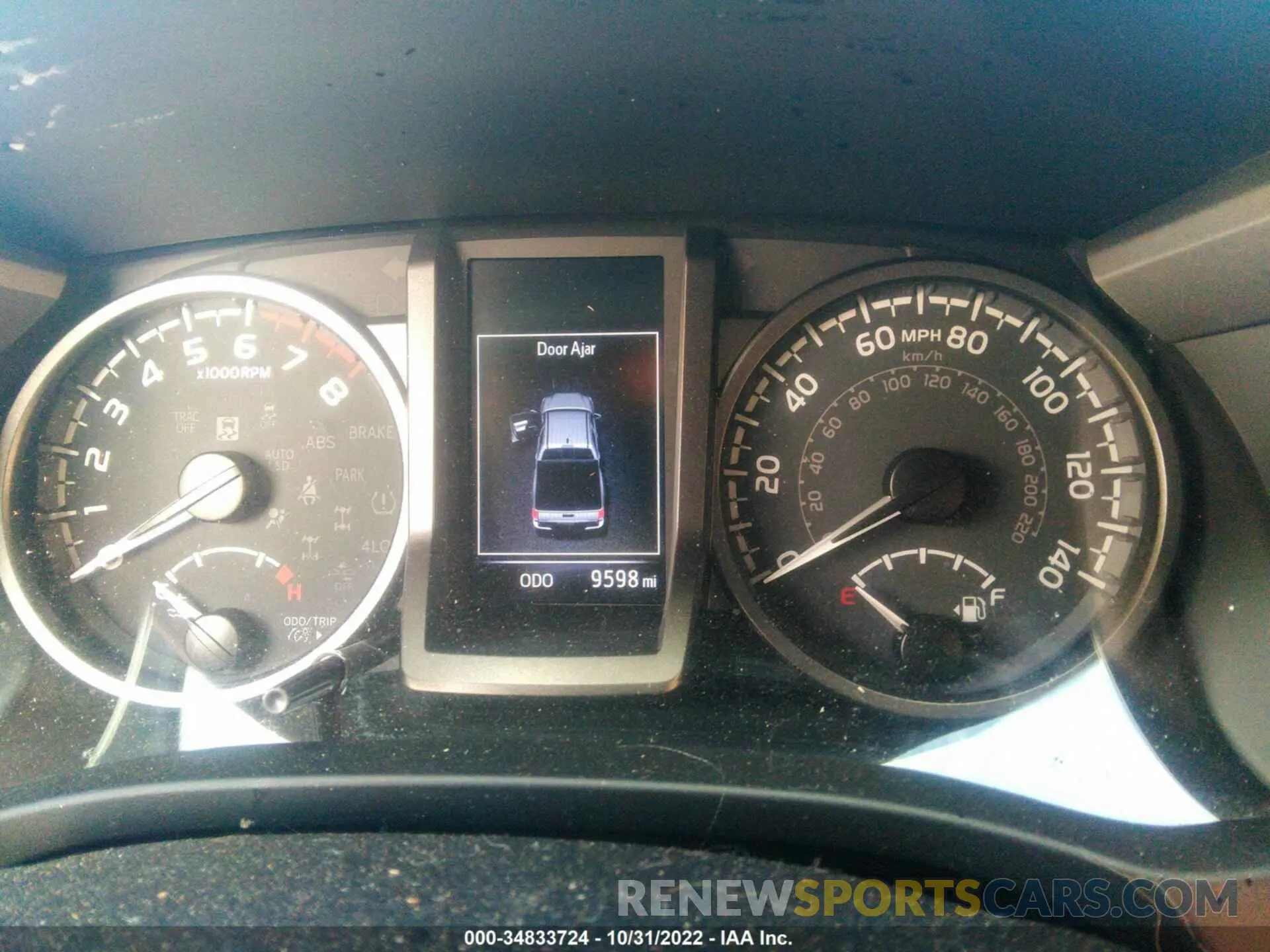 7 Фотография поврежденного автомобиля 3TMCZ5AN5NM455893 TOYOTA TACOMA 4WD 2022