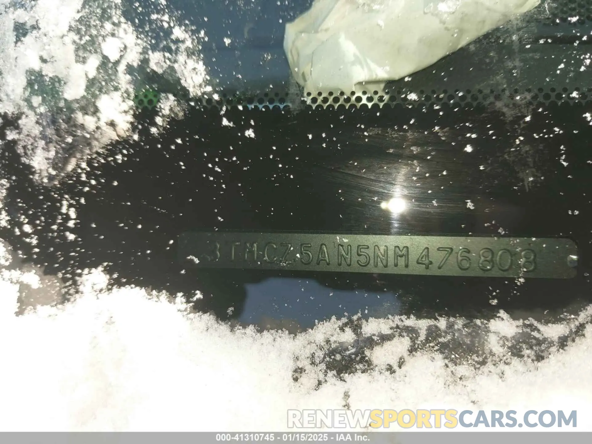 9 Photograph of a damaged car 3TMCZ5AN5NM476808 TOYOTA TACOMA 4WD 2022