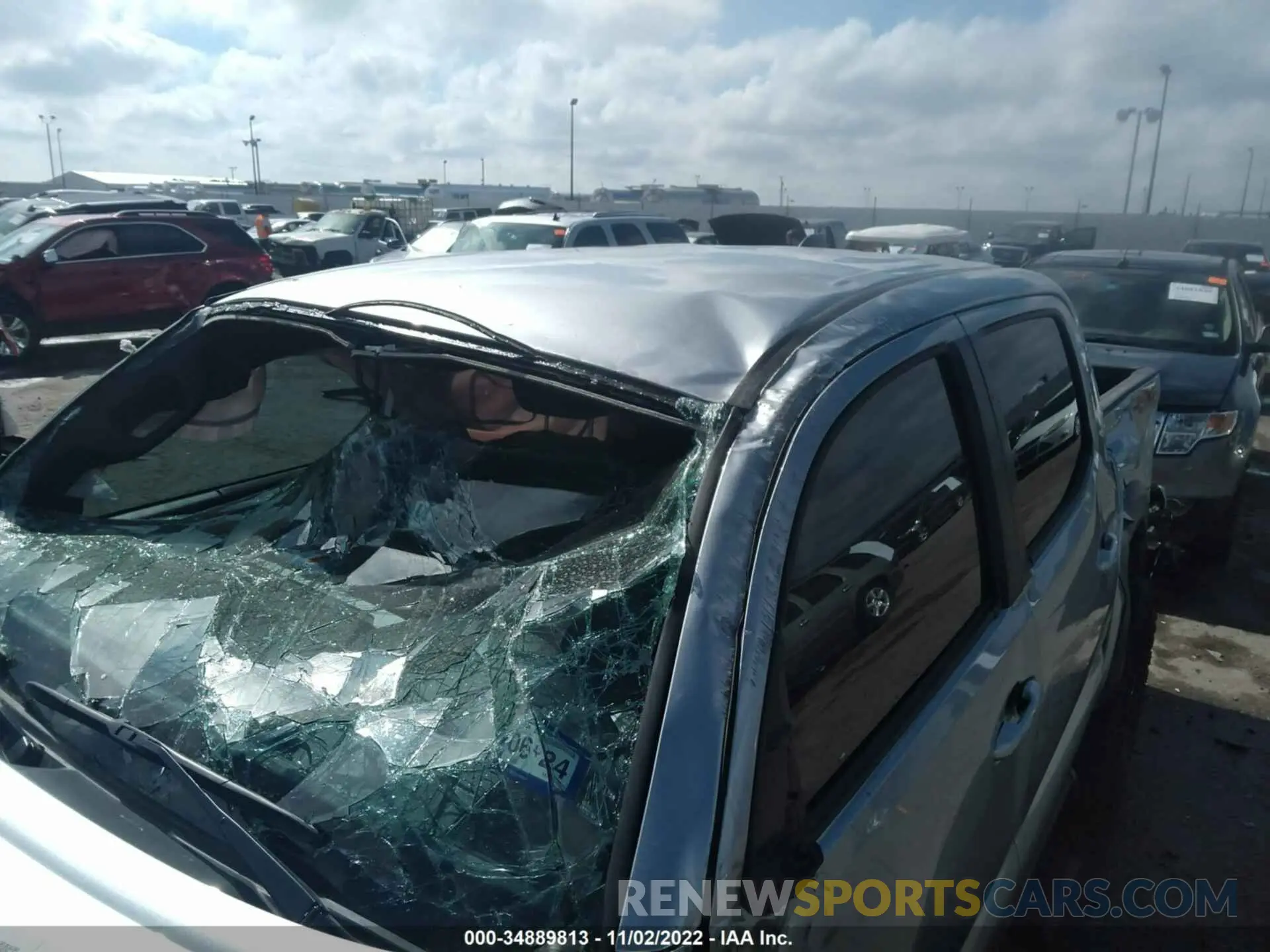 6 Photograph of a damaged car 3TMCZ5AN7NM505922 TOYOTA TACOMA 4WD 2022