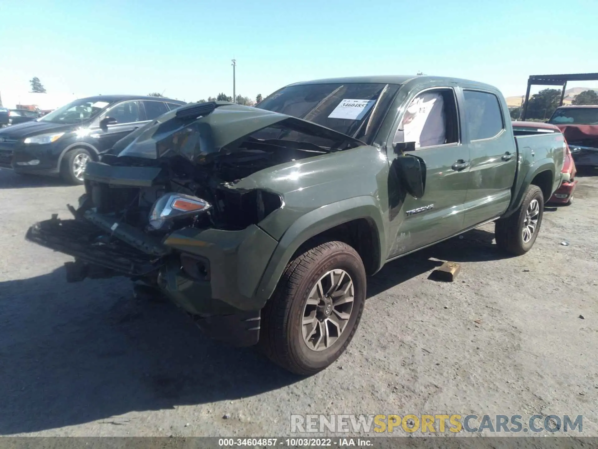 6 Photograph of a damaged car 3TMCZ5AN8NM485115 TOYOTA TACOMA 4WD 2022