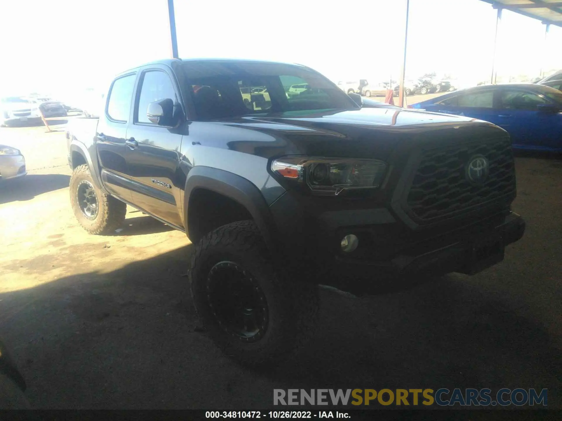1 Photograph of a damaged car 3TMCZ5ANXNM519782 TOYOTA TACOMA 4WD 2022