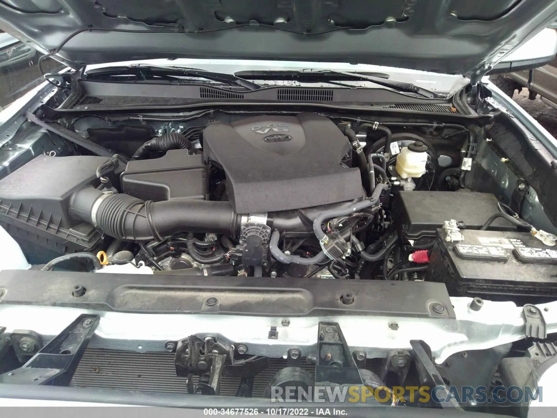 10 Фотография поврежденного автомобиля 3TYCZ5AN0NT085411 TOYOTA TACOMA 4WD 2022