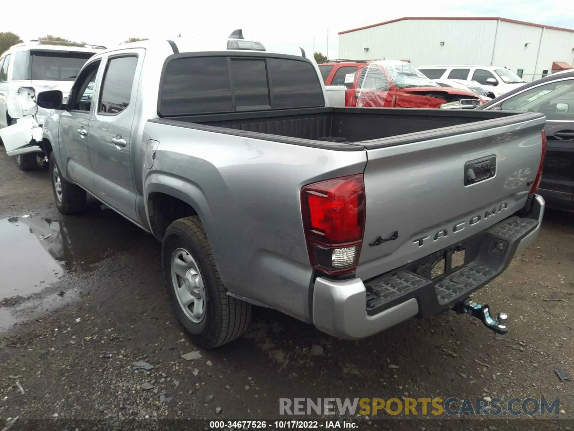 3 Фотография поврежденного автомобиля 3TYCZ5AN0NT085411 TOYOTA TACOMA 4WD 2022