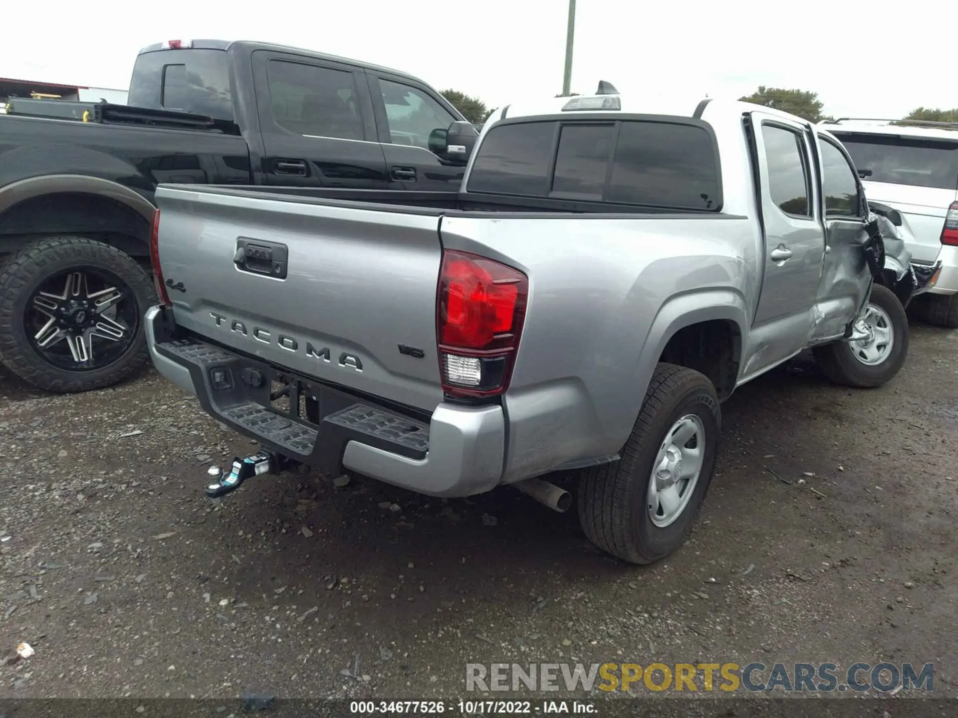 4 Фотография поврежденного автомобиля 3TYCZ5AN0NT085411 TOYOTA TACOMA 4WD 2022