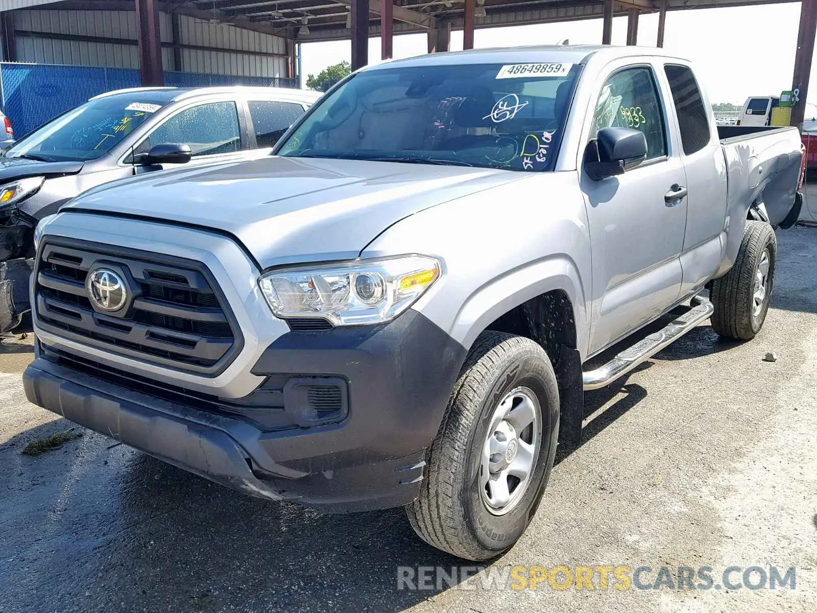 2 Photograph of a damaged car 5TFRX5GN5KX134871 TOYOTA TACOMA ACC 2019