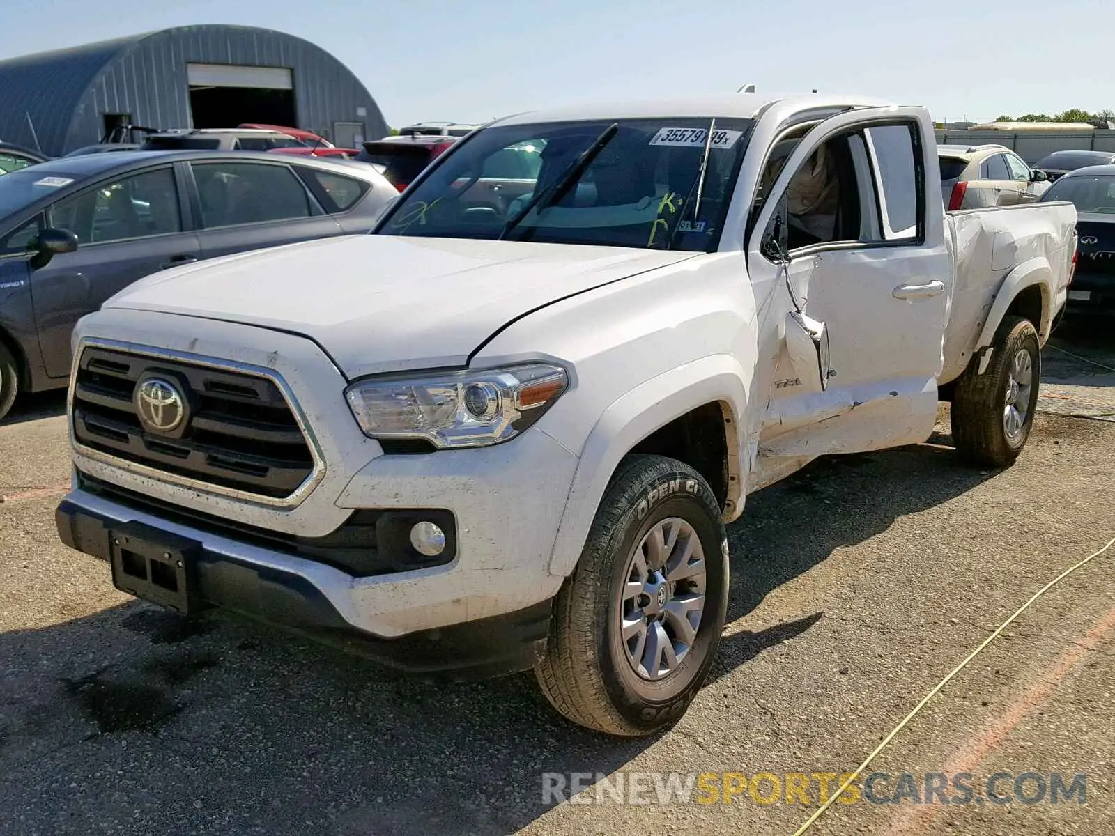 2 Photograph of a damaged car 5TFRZ5CN7KX079324 TOYOTA TACOMA ACC 2019