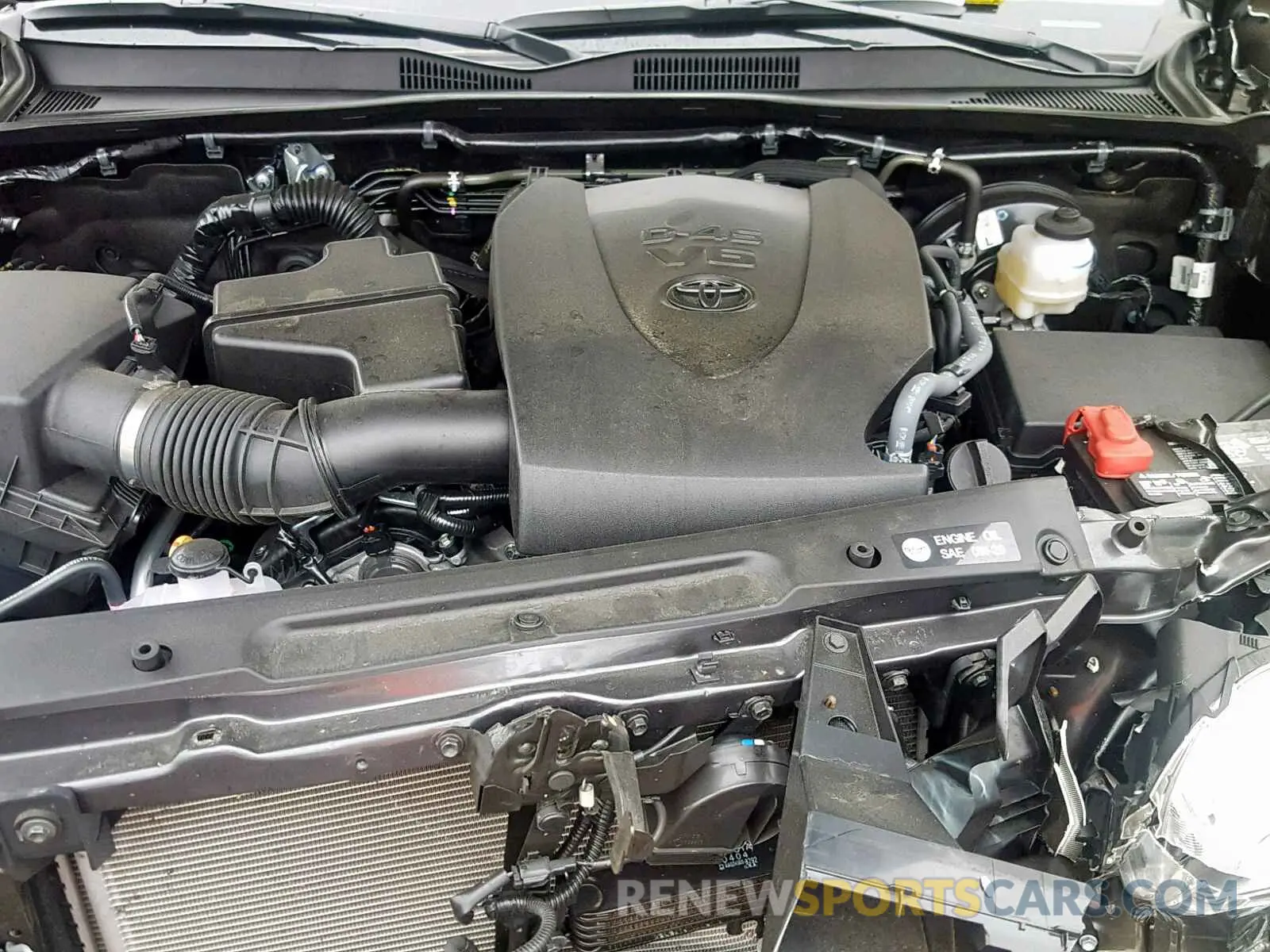 7 Photograph of a damaged car 3TMAZ5CN5KM090339 TOYOTA TACOMA DOU 2019