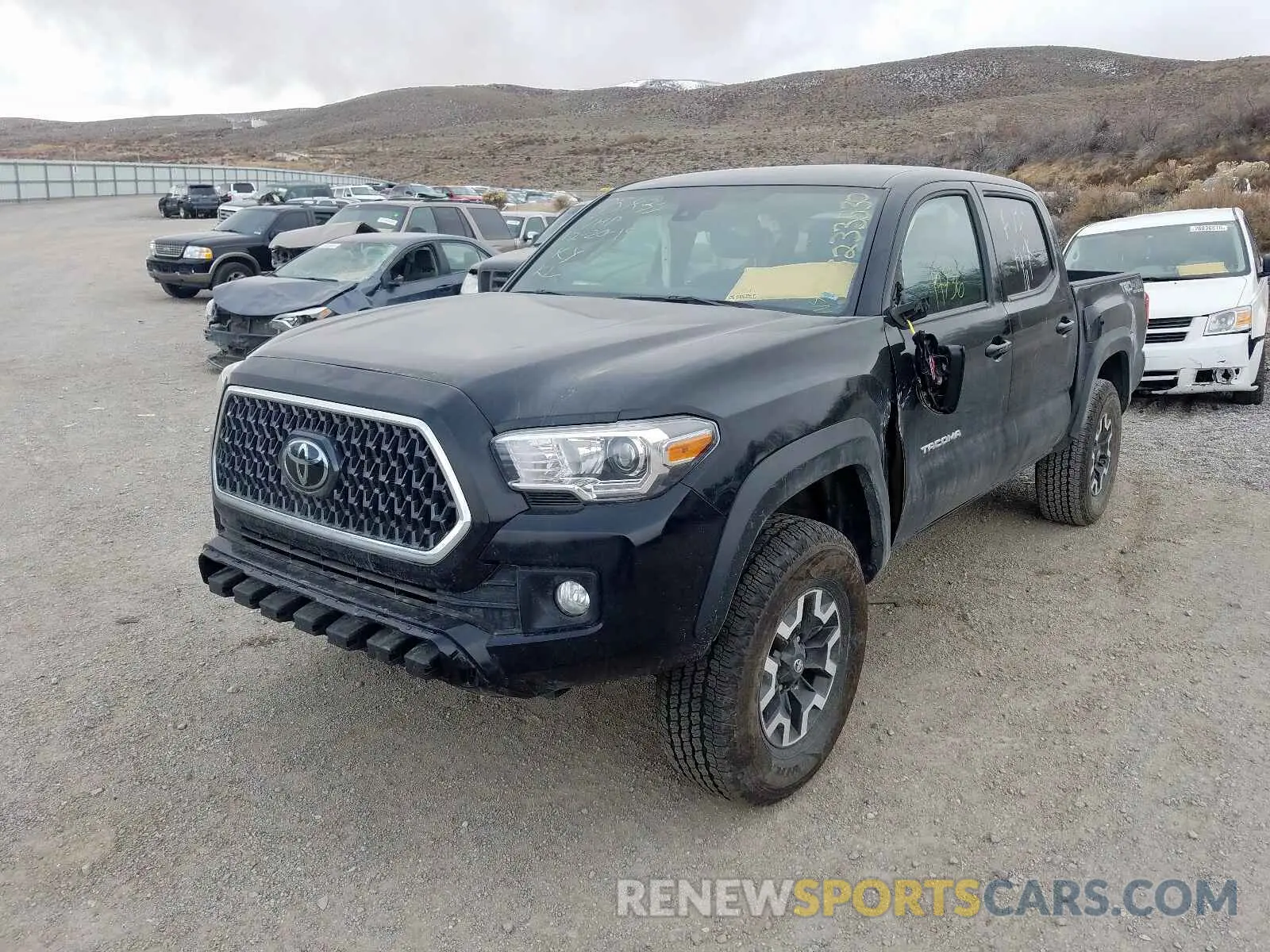2 Photograph of a damaged car 3TMCZ5AN7KM214493 TOYOTA TACOMA DOU 2019