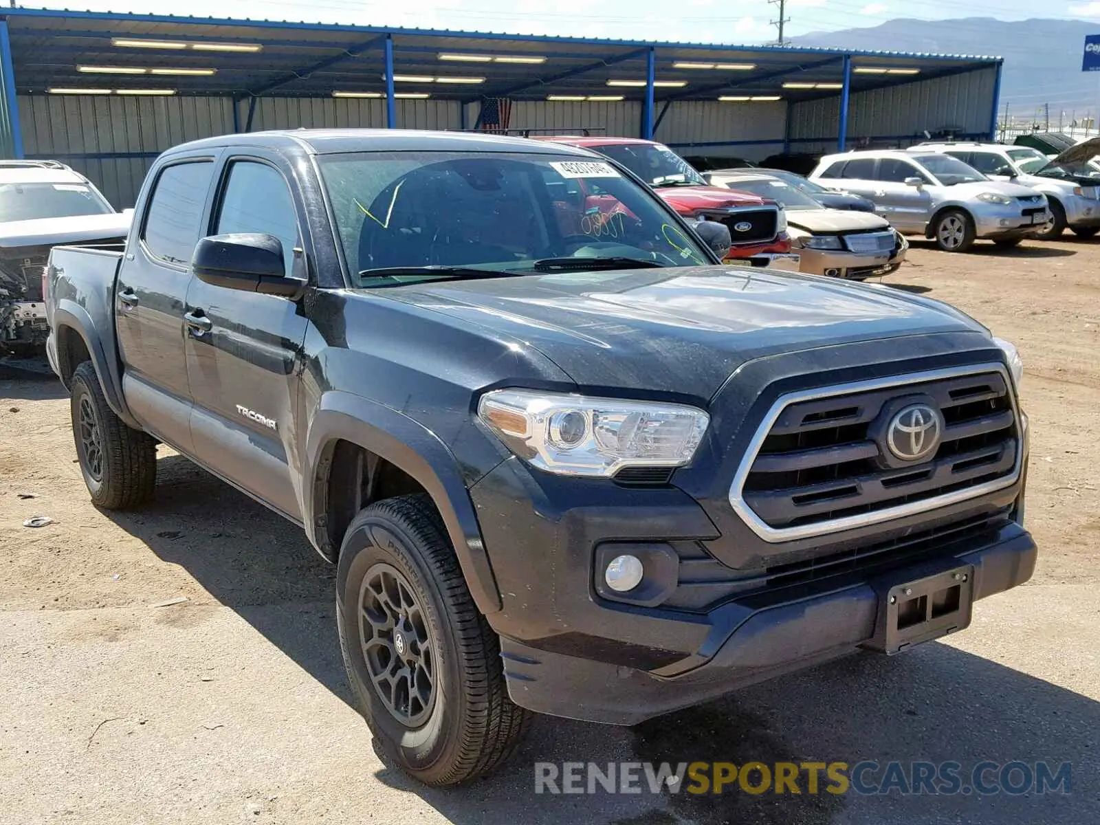 1 Photograph of a damaged car 3TMCZ5ANXKM216237 TOYOTA TACOMA DOU 2019