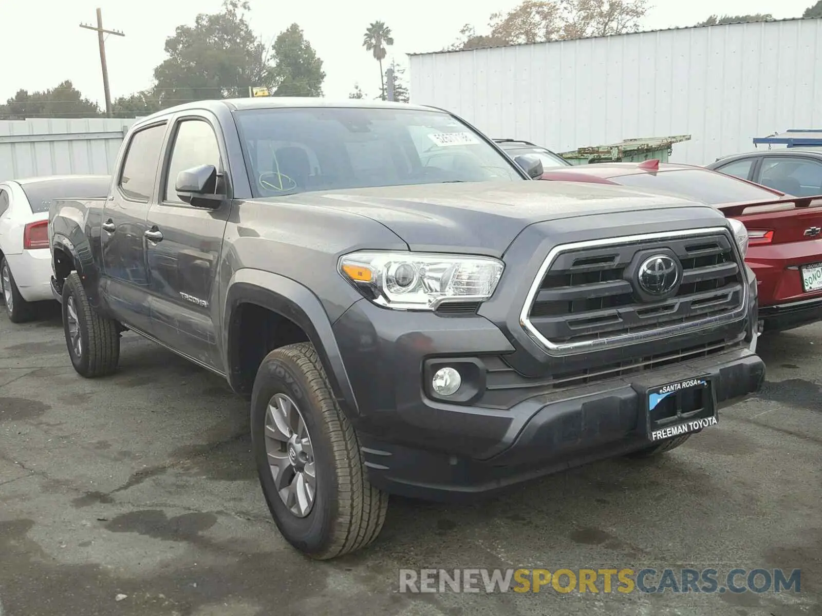 1 Photograph of a damaged car 3TMDZ5BN3KM055376 TOYOTA TACOMA DOU 2019
