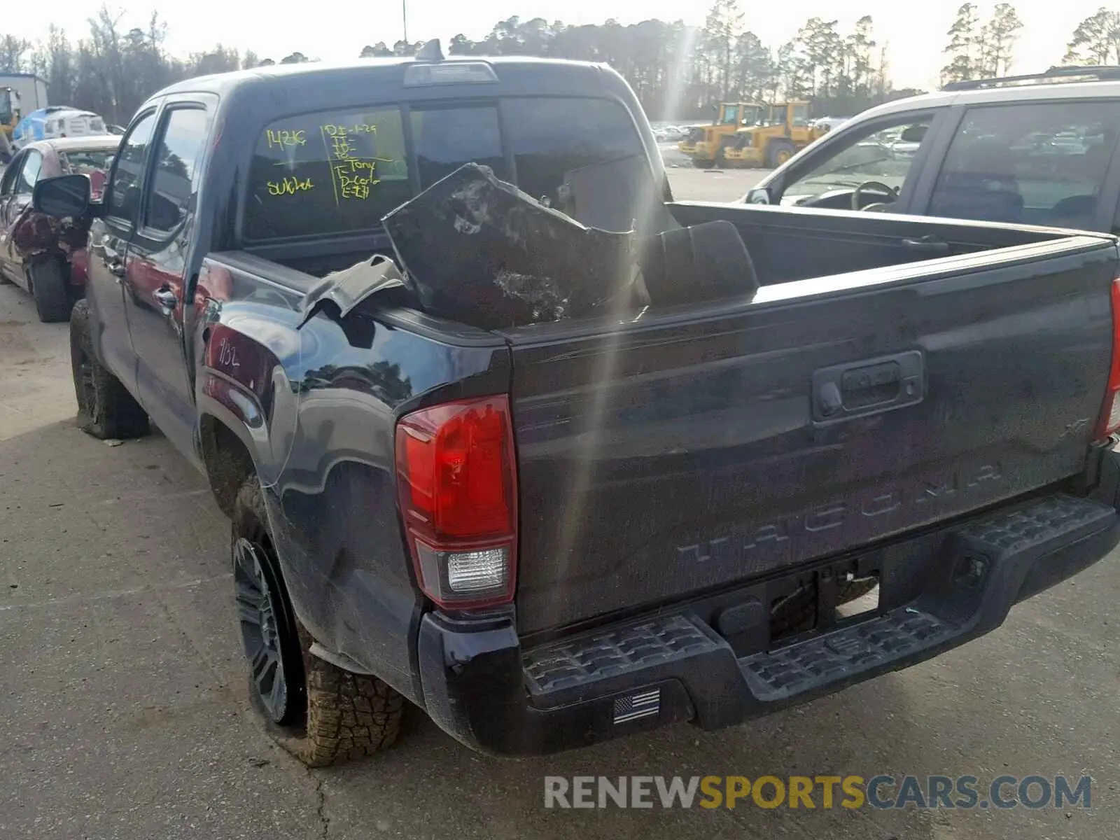 3 Photograph of a damaged car 5TFAX5GN1KX133228 TOYOTA TACOMA DOU 2019