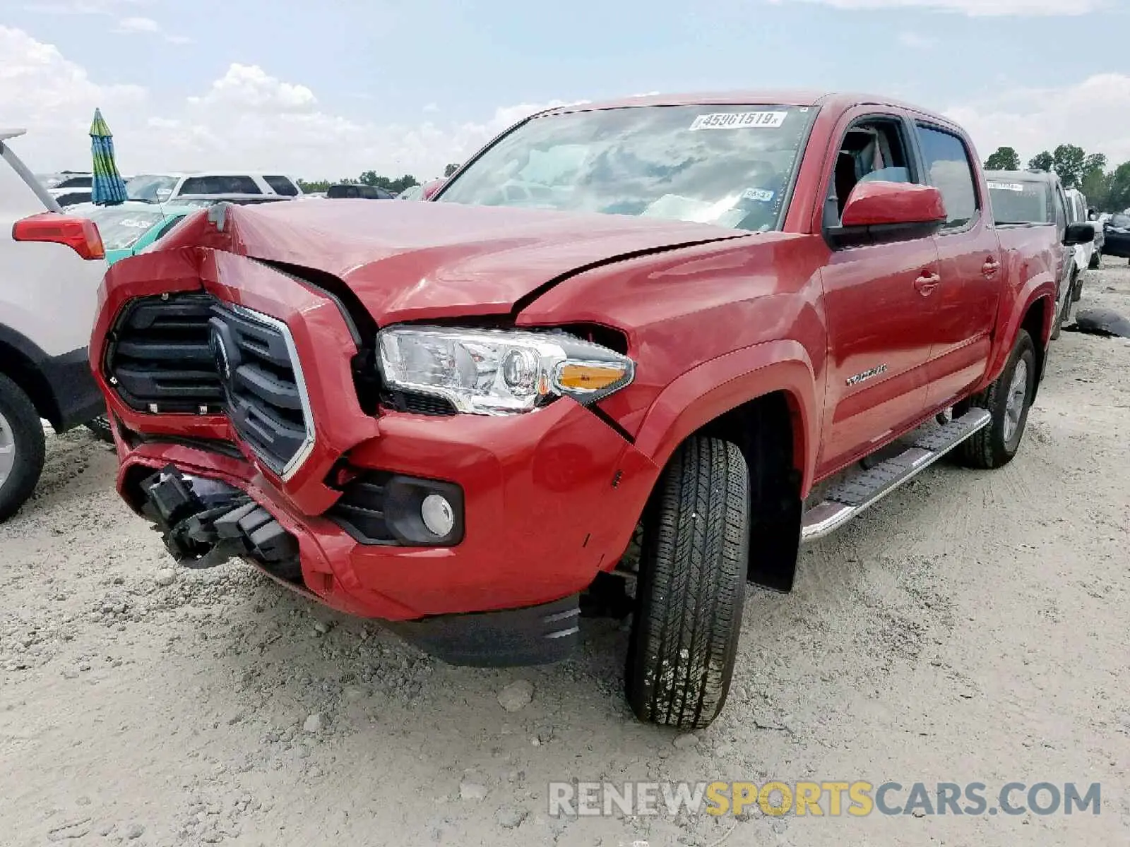 2 Photograph of a damaged car 5TFAZ5CN2KX082614 TOYOTA TACOMA DOU 2019