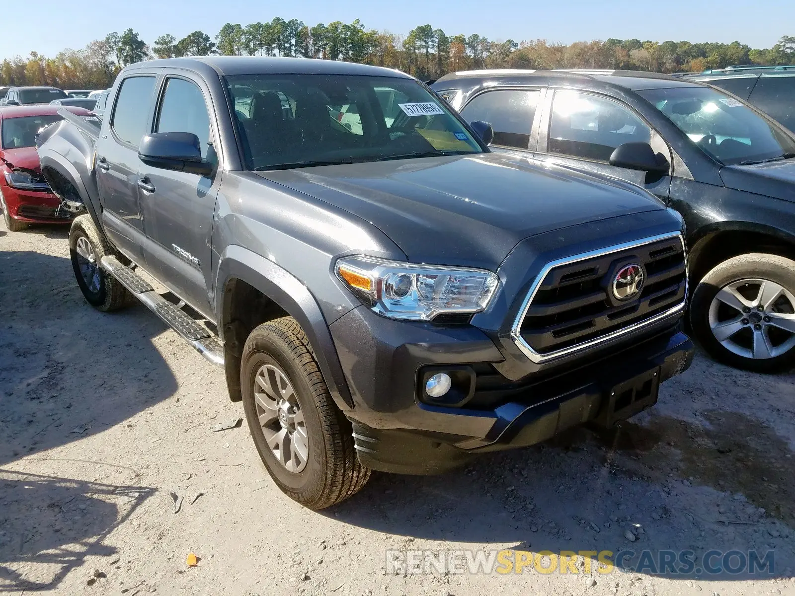 1 Photograph of a damaged car 5TFAZ5CN5KX087077 TOYOTA TACOMA DOU 2019